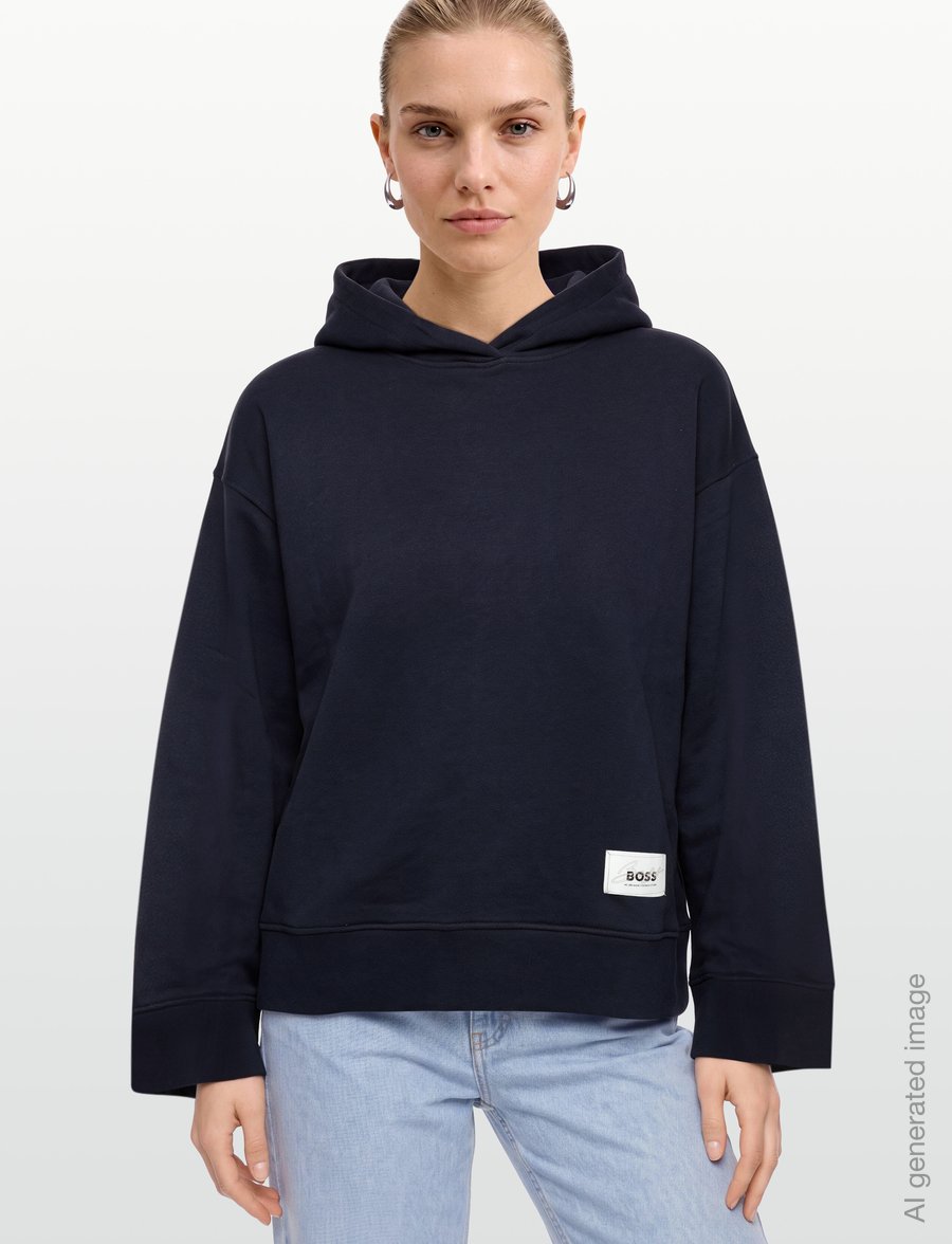 BOSS - C_Everlast - kapuutsiga pusad - dark blue - 3
