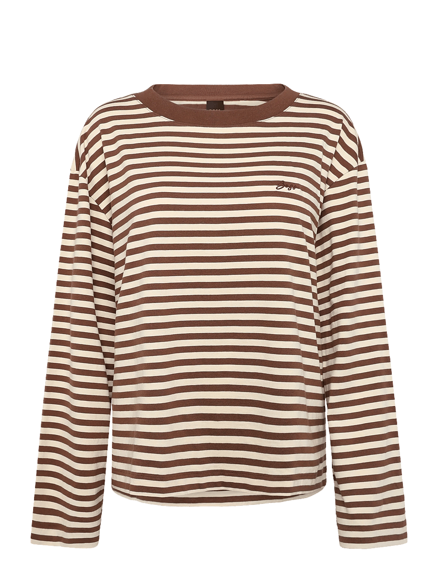 BOSS - C_Ewa_stripe - langärmlige tops - open miscellaneous - 0