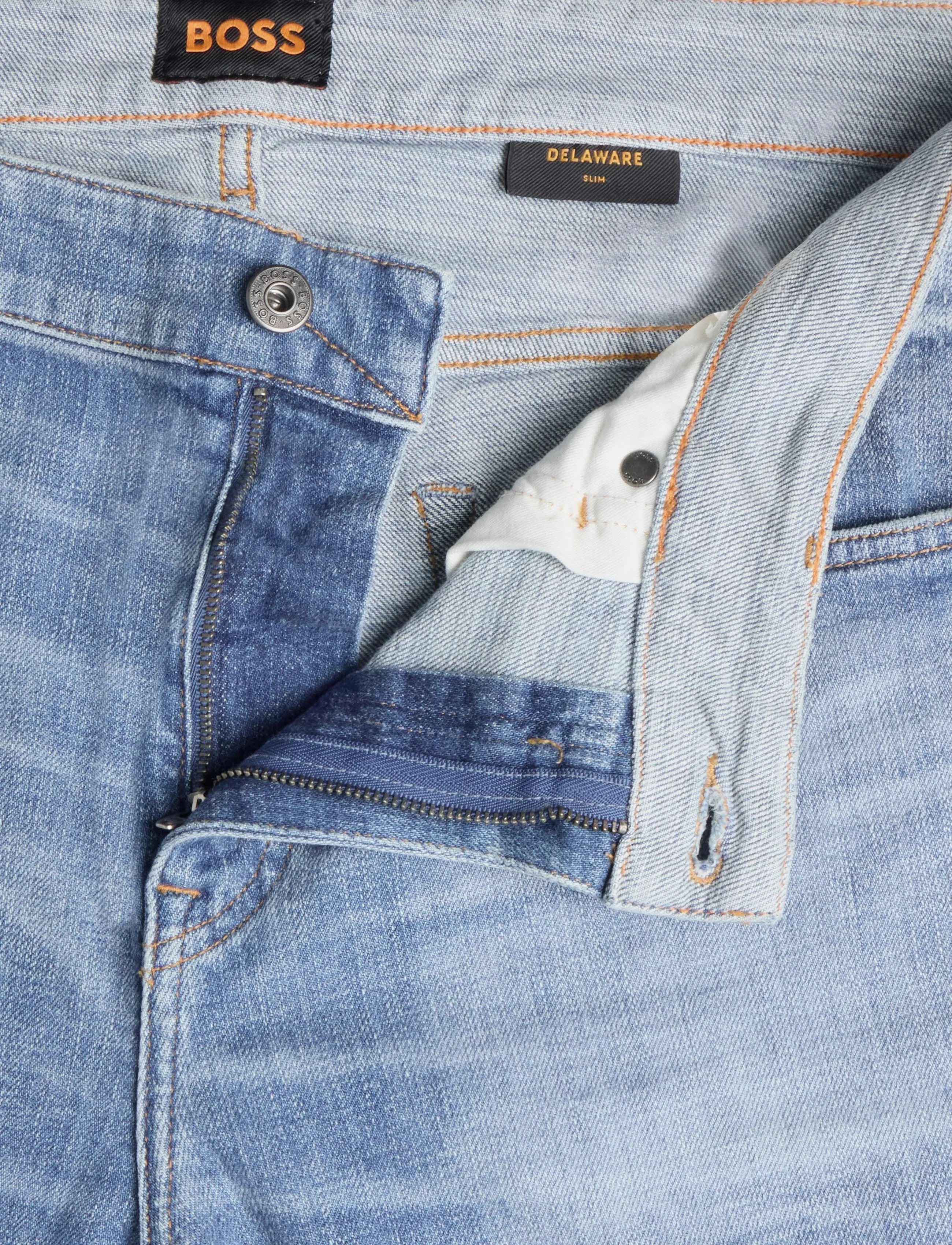 BOSS - DELAWARE BO - klassikalised teksad - navy - 3