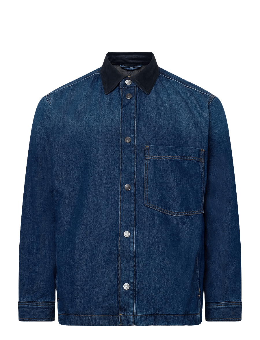 BOSS - LAREDO-4 BO - ungefütterte denimjacken - navy - 0