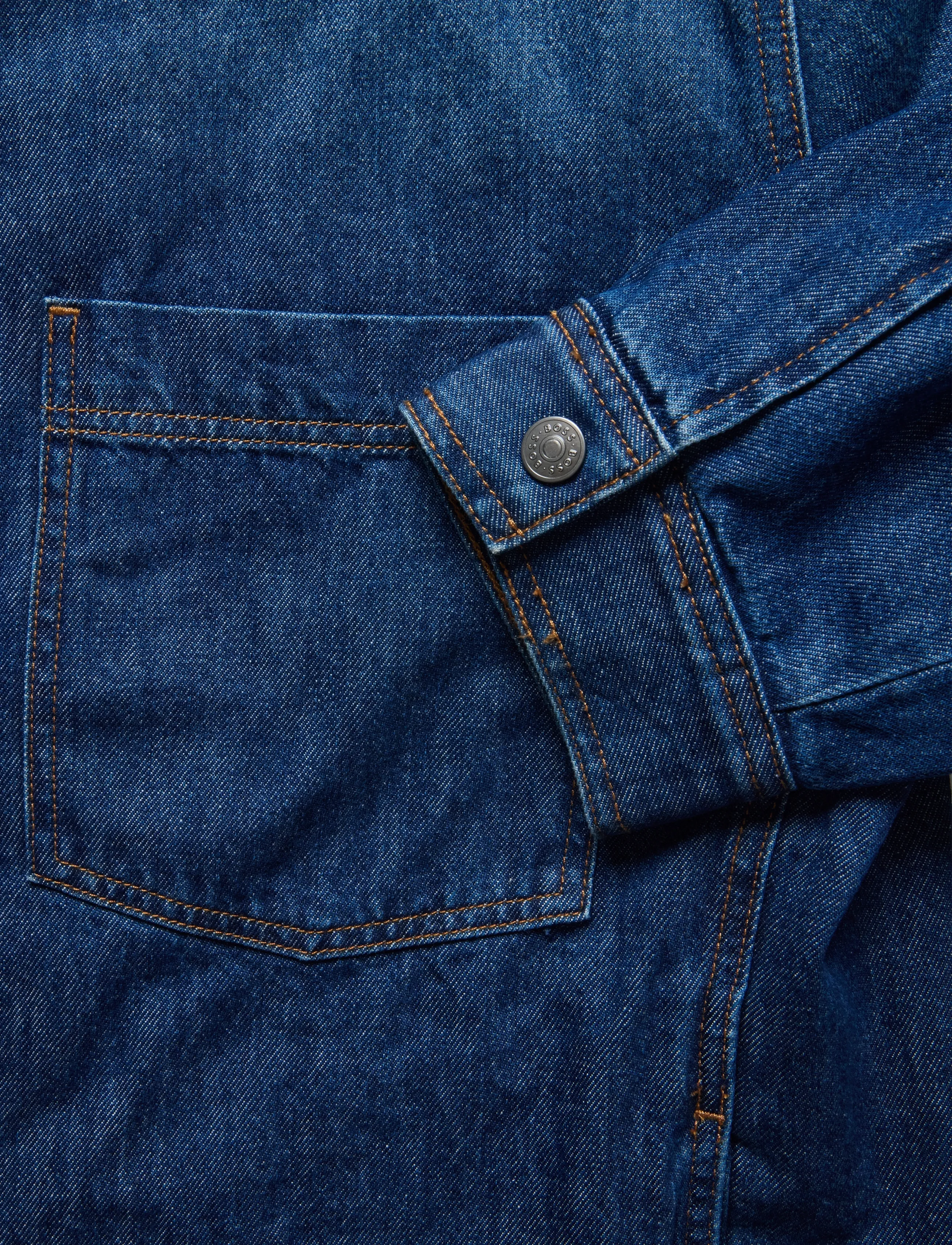 BOSS - LAREDO-4 BO - ungefütterte denimjacken - navy - 3
