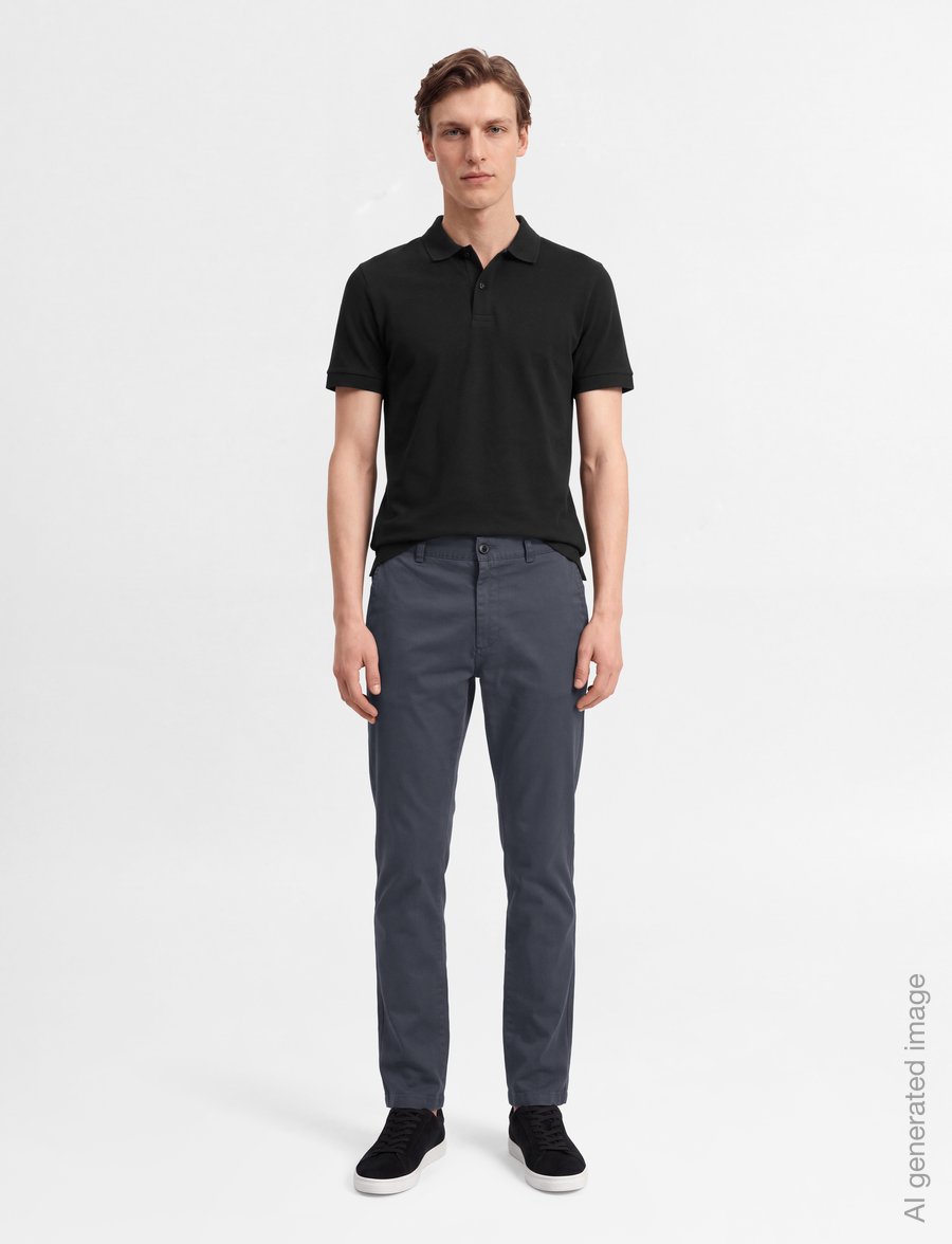 BOSS - Chino-Slim-2 - chino's - dark blue - 0