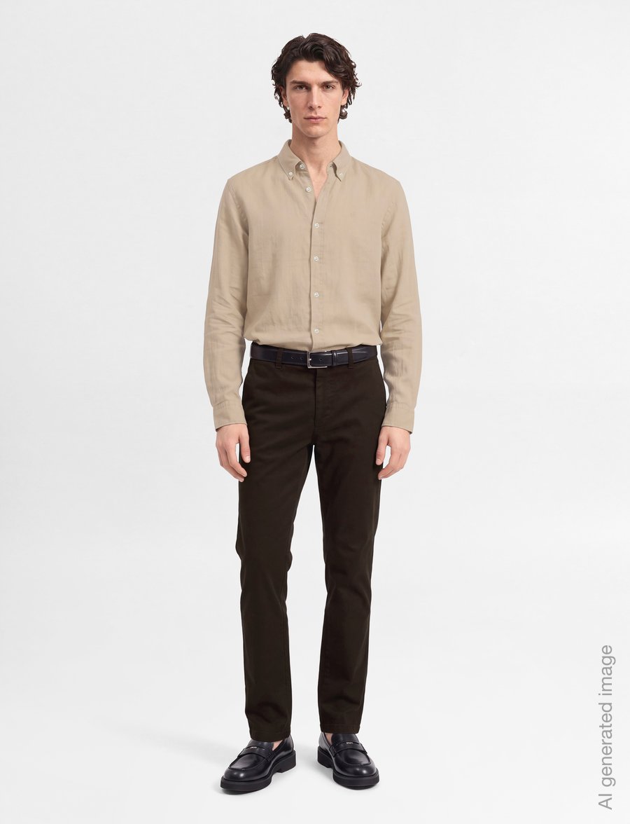 BOSS - Chino-Slim-2 - chinos - dark brown - 0
