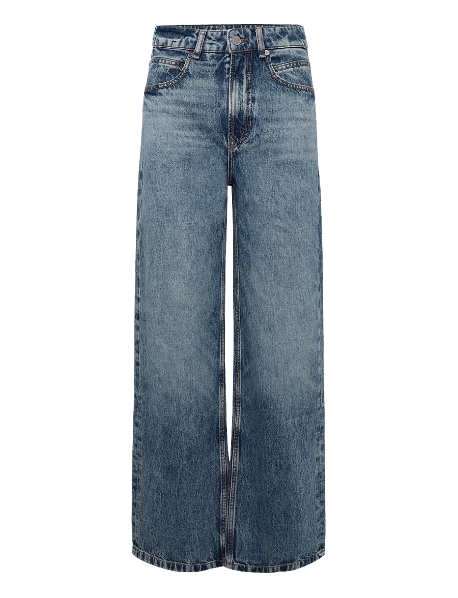 BOSS - C_MARLENE HR 16.0 - wide leg jeans - medium blue - 0