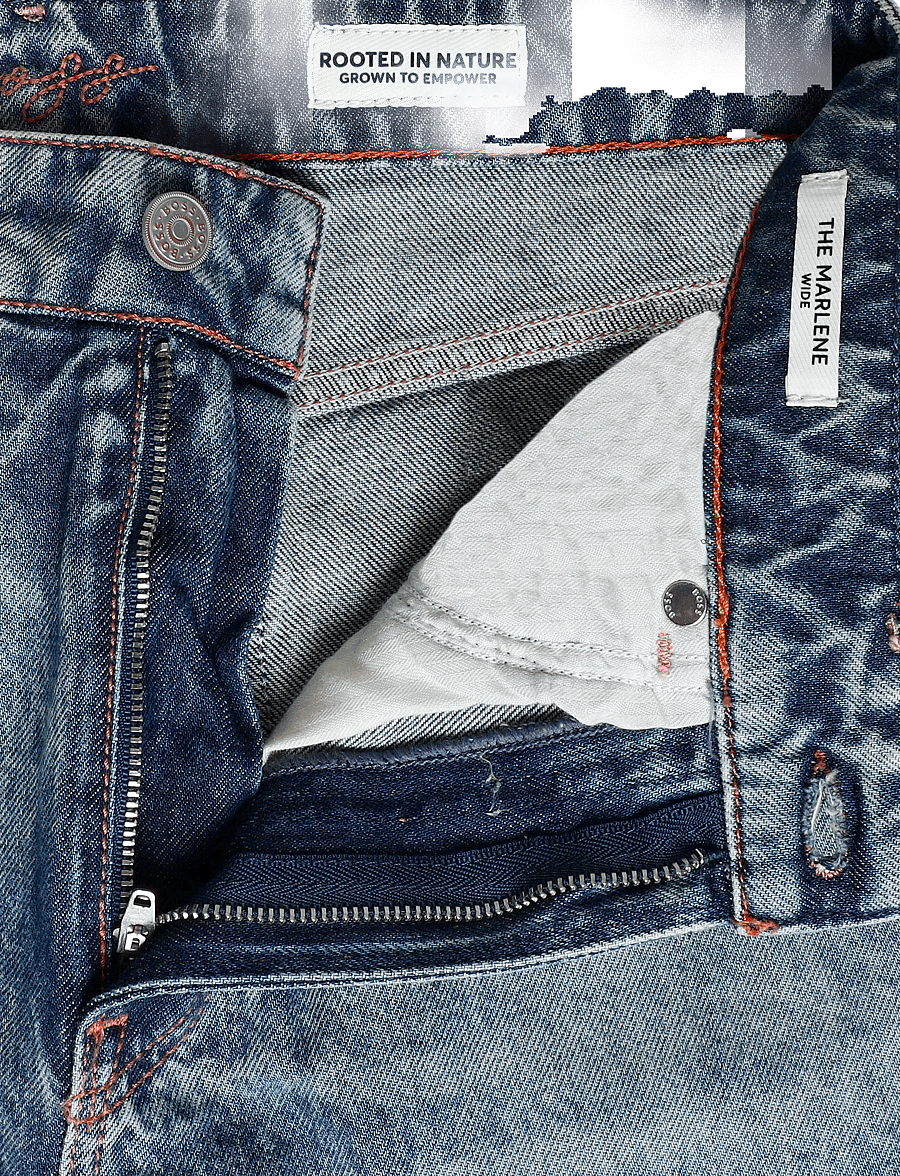 BOSS - C_MARLENE HR 16.0 - wide leg jeans - medium blue - 3