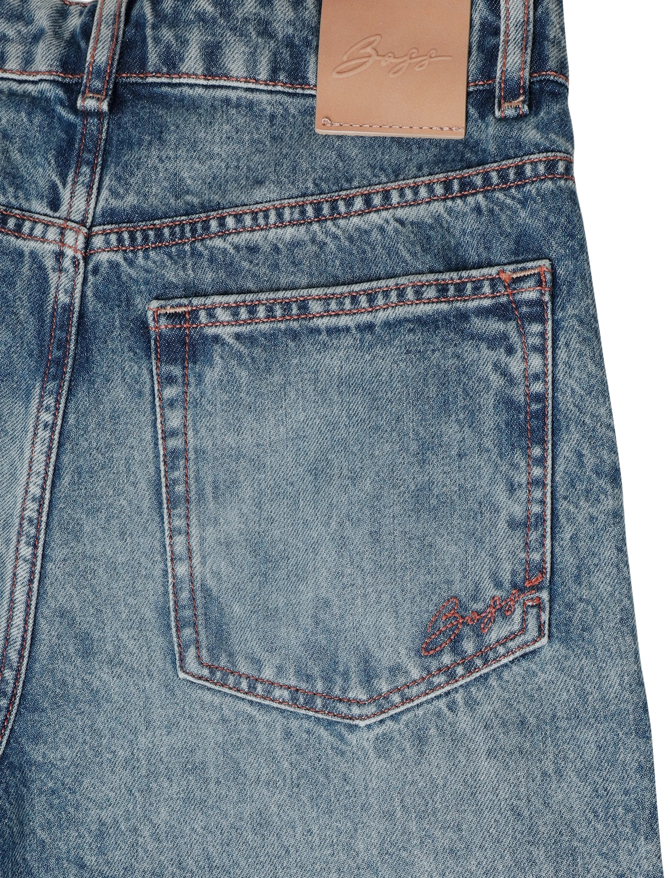 BOSS - C_MARLENE HR 16.0 - wide leg jeans - medium blue - 4
