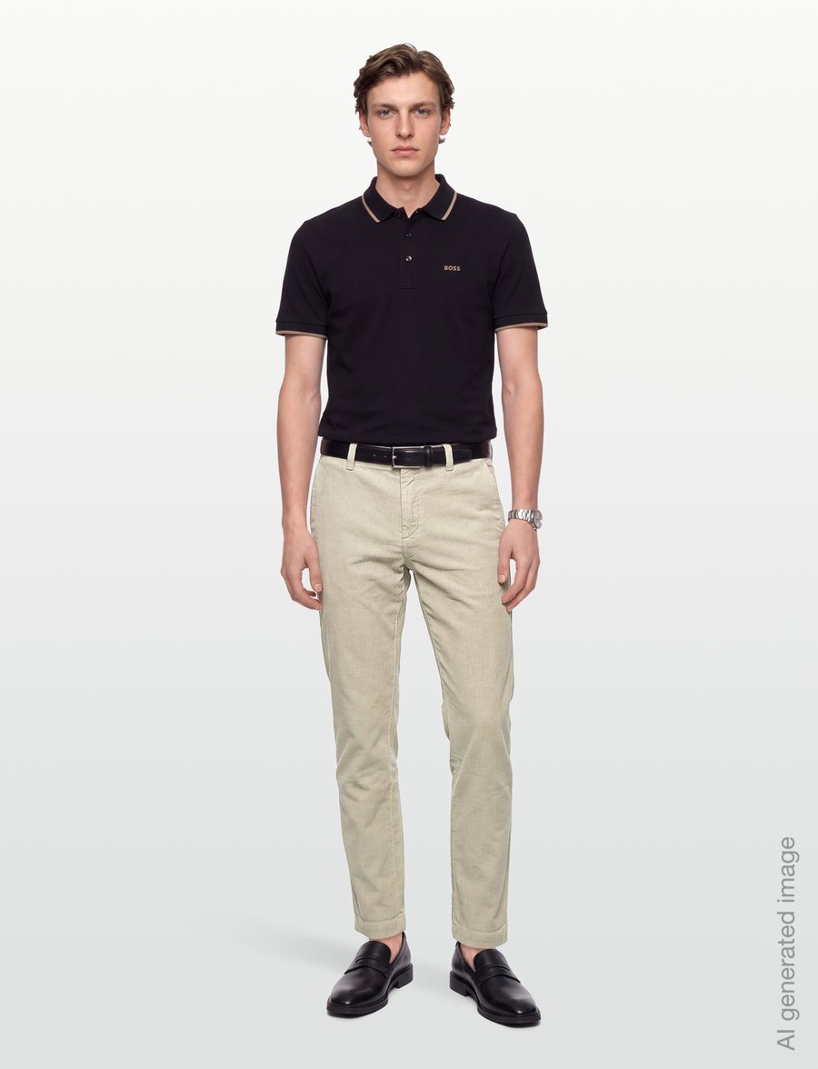 BOSS - Chino_Tapered_N1 - chinos - light beige - 0