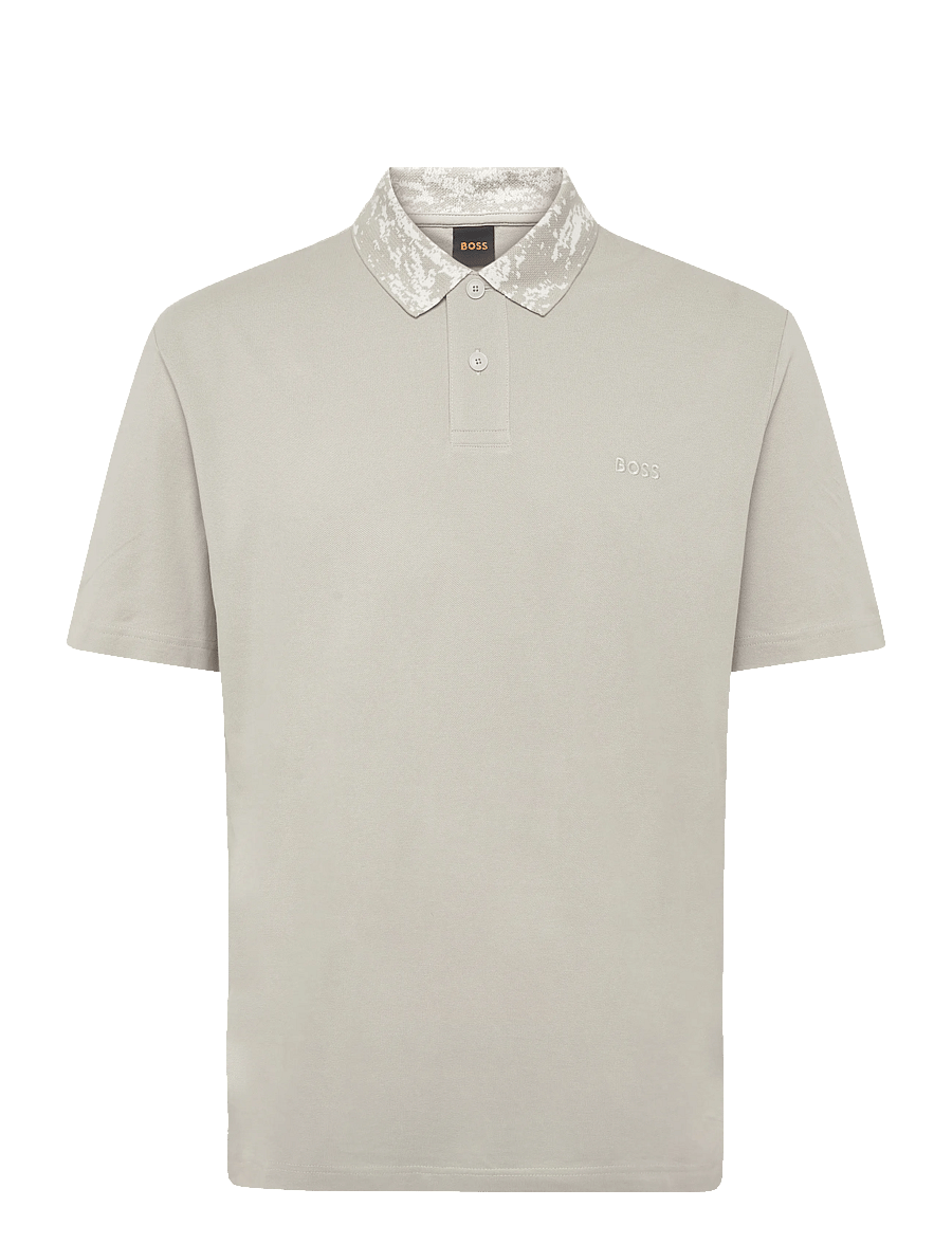 BOSS - Pe_BalticCollar - kortärmade pikéer - light beige - 0