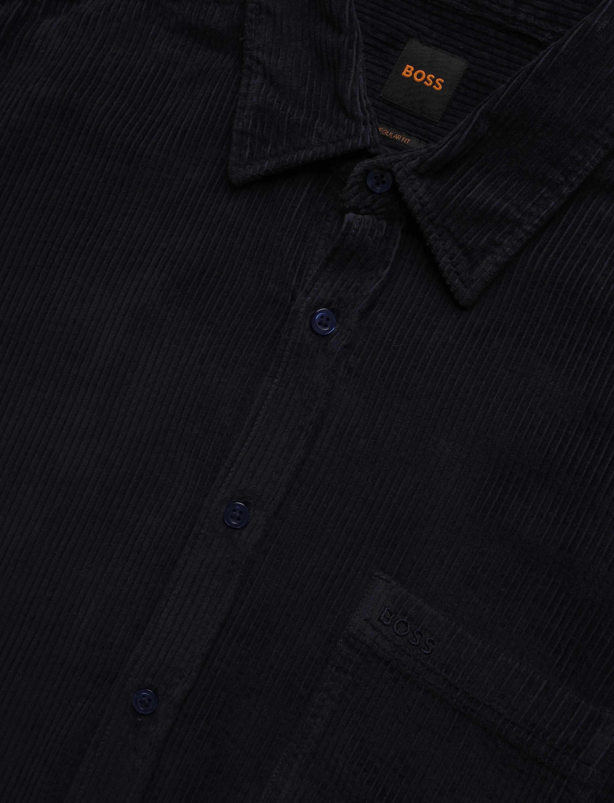 BOSS - Relegant_6_M - corduroy shirts - dark blue - 2