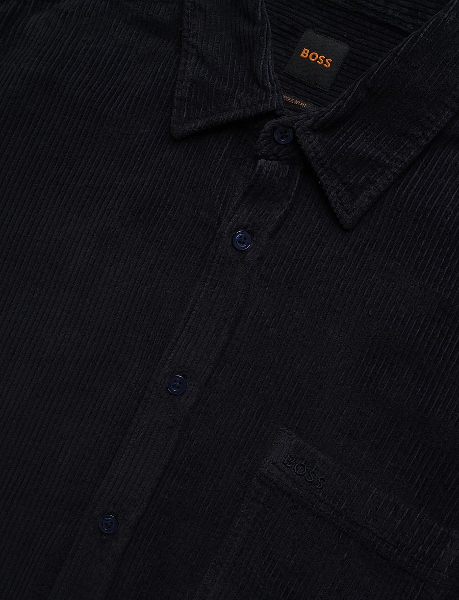 BOSS - Relegant_6_M - corduroy shirts - dark blue - 2
