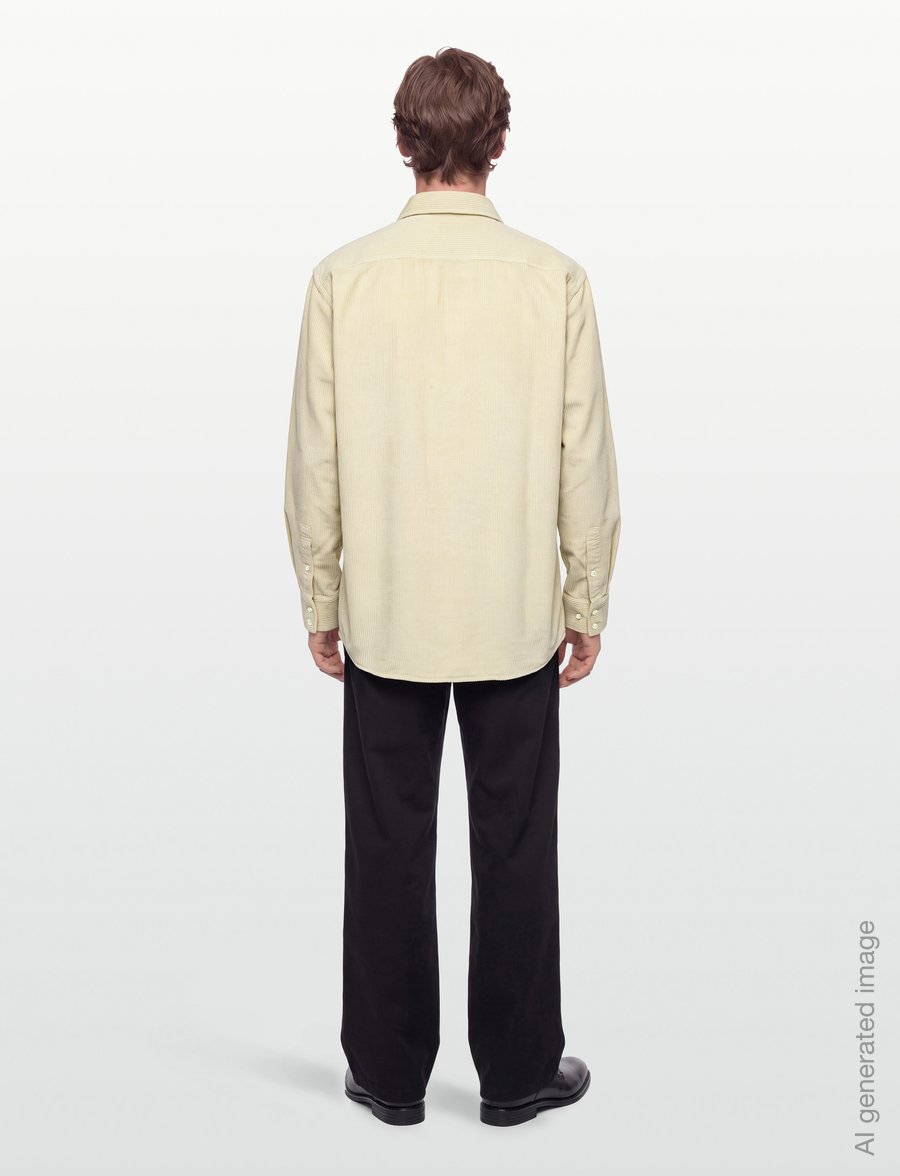 BOSS - Relegant_6_M - corduroy shirts - light beige - 4