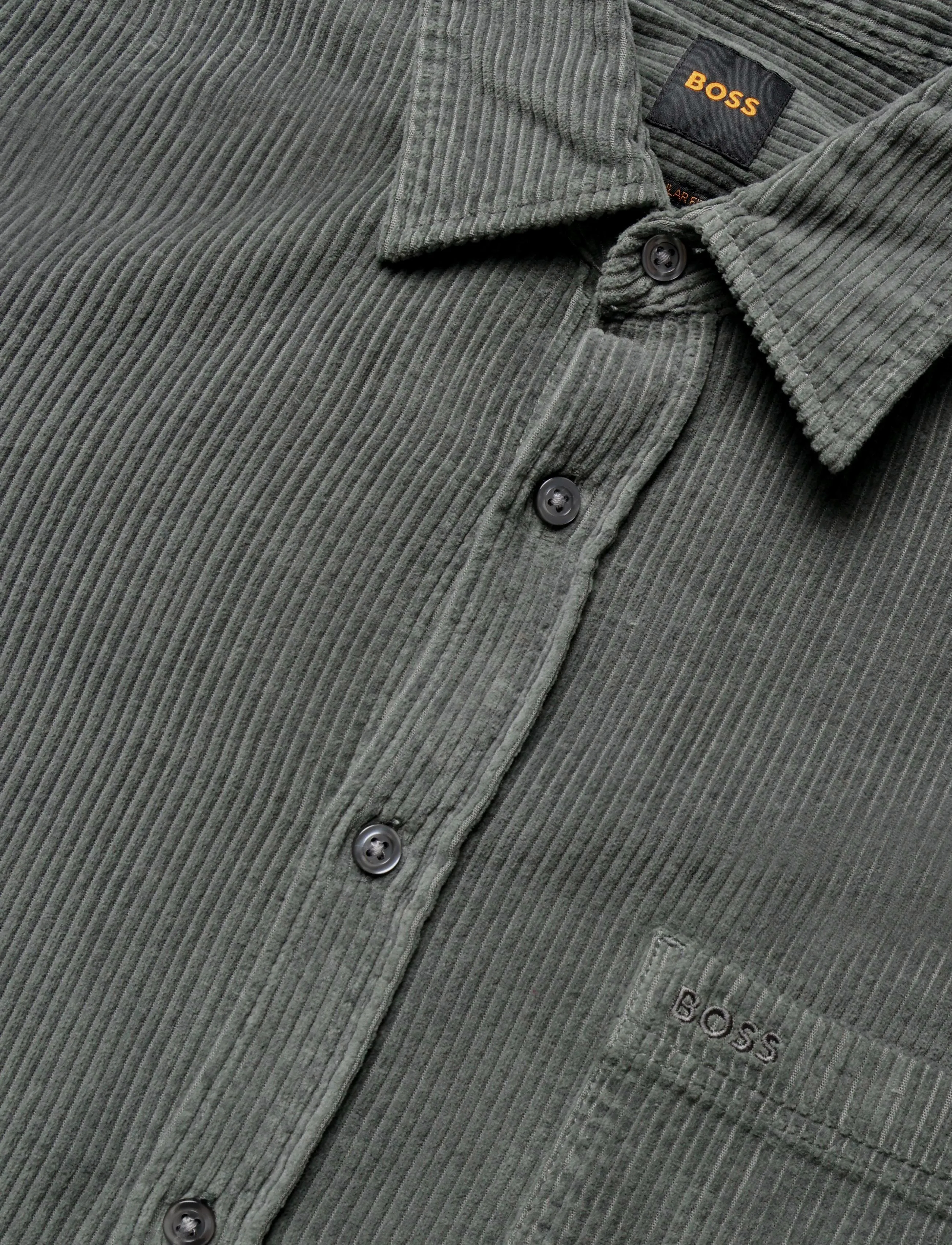 BOSS - Relegant_6_M - corduroy shirts - open green - 2