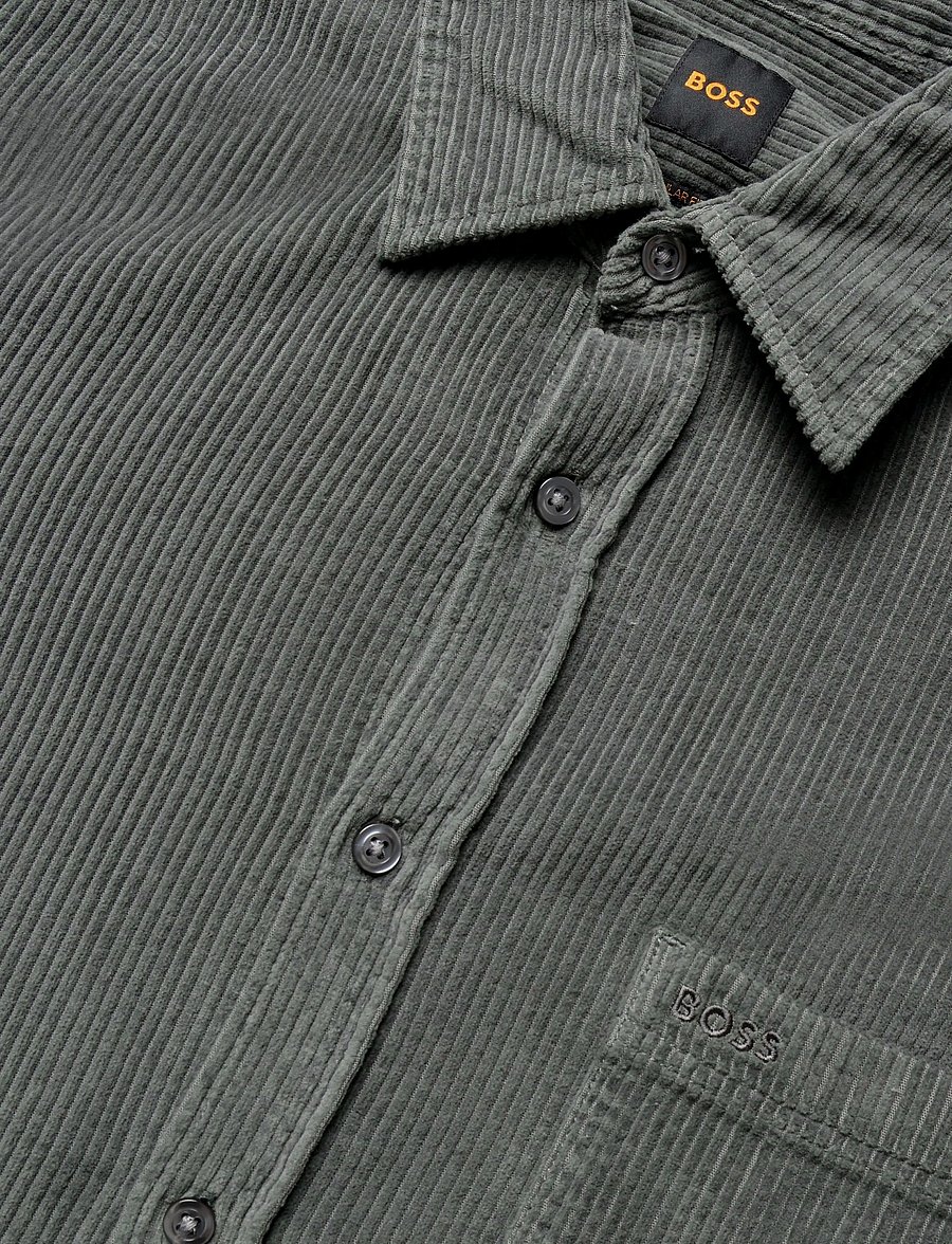 BOSS - Relegant_6_M - corduroy shirts - open green - 2