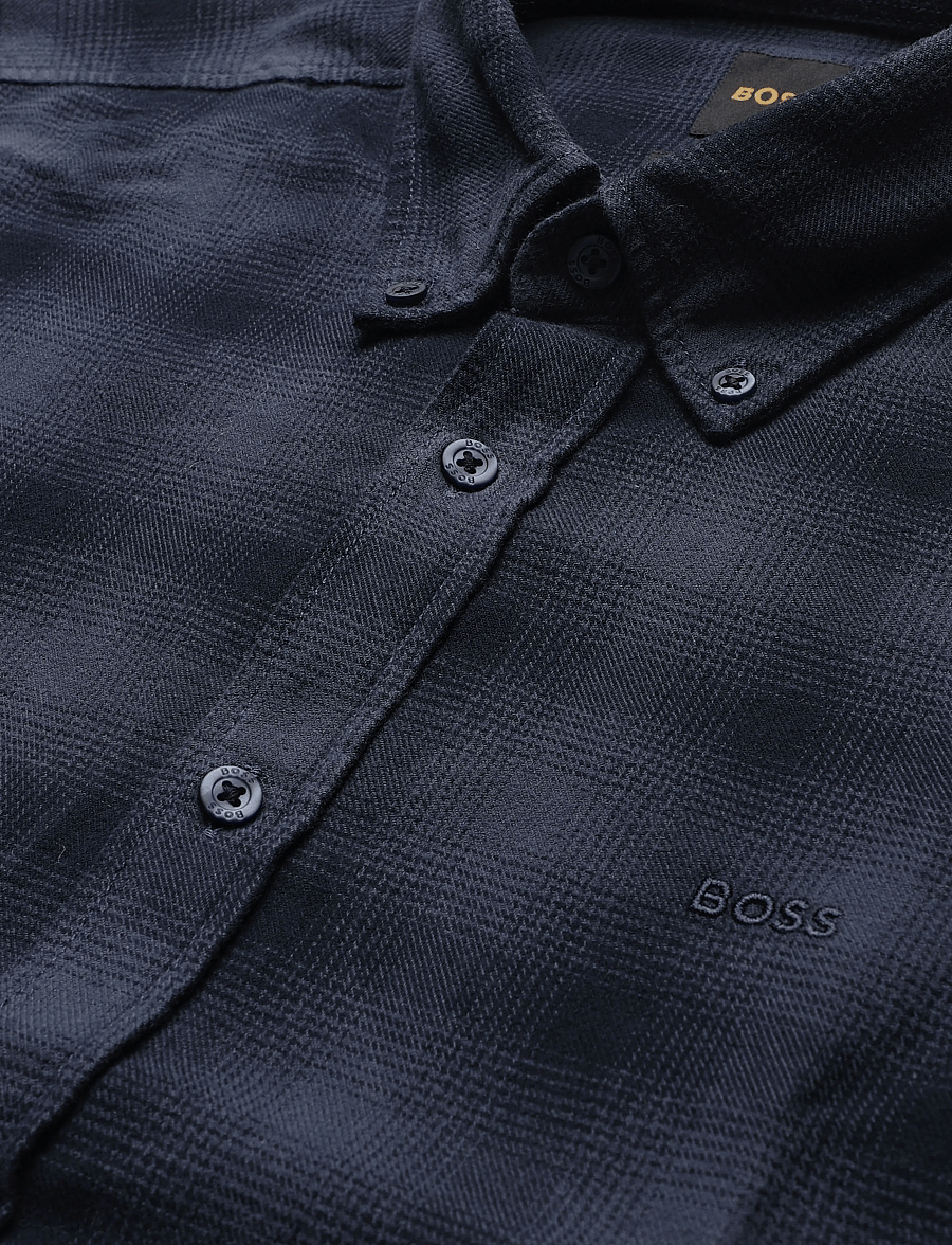 BOSS - Rickert_M - checkered shirts - dark blue - 2
