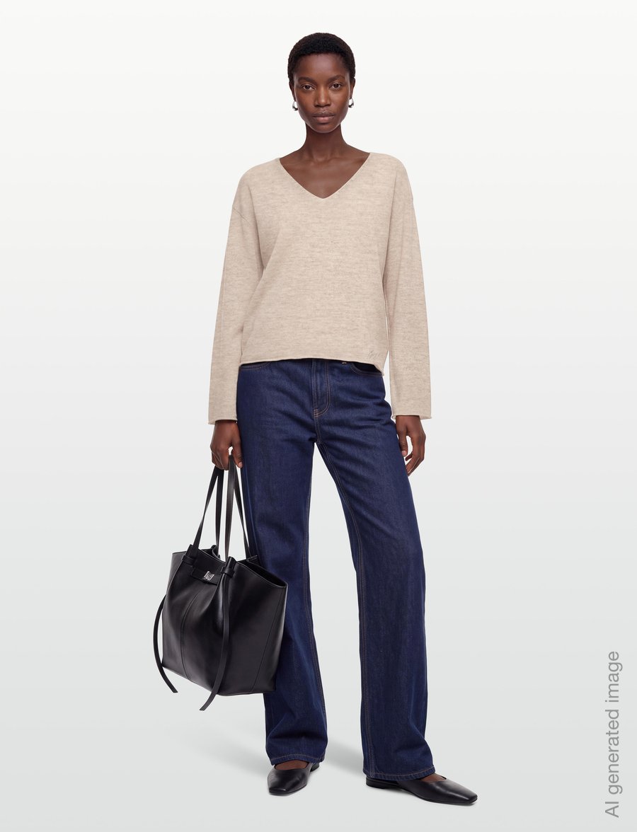 BOSS - C_Faprani - cashmere - dark beige - 0