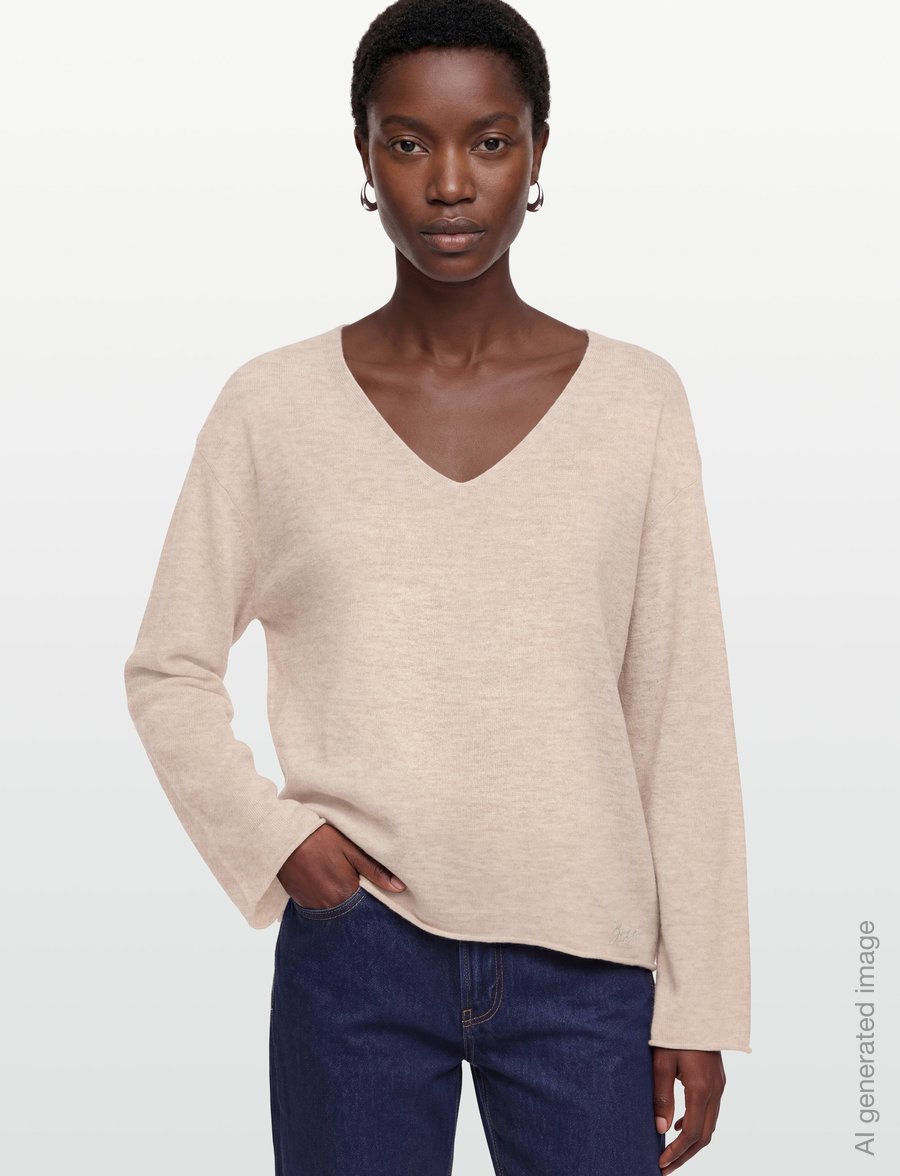 BOSS - C_Faprani - cashmere - dark beige - 3