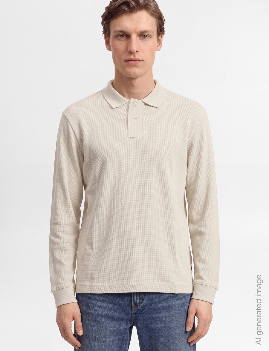 BOSS - Petempestolong 1 - langærmede poloer - light beige - 3