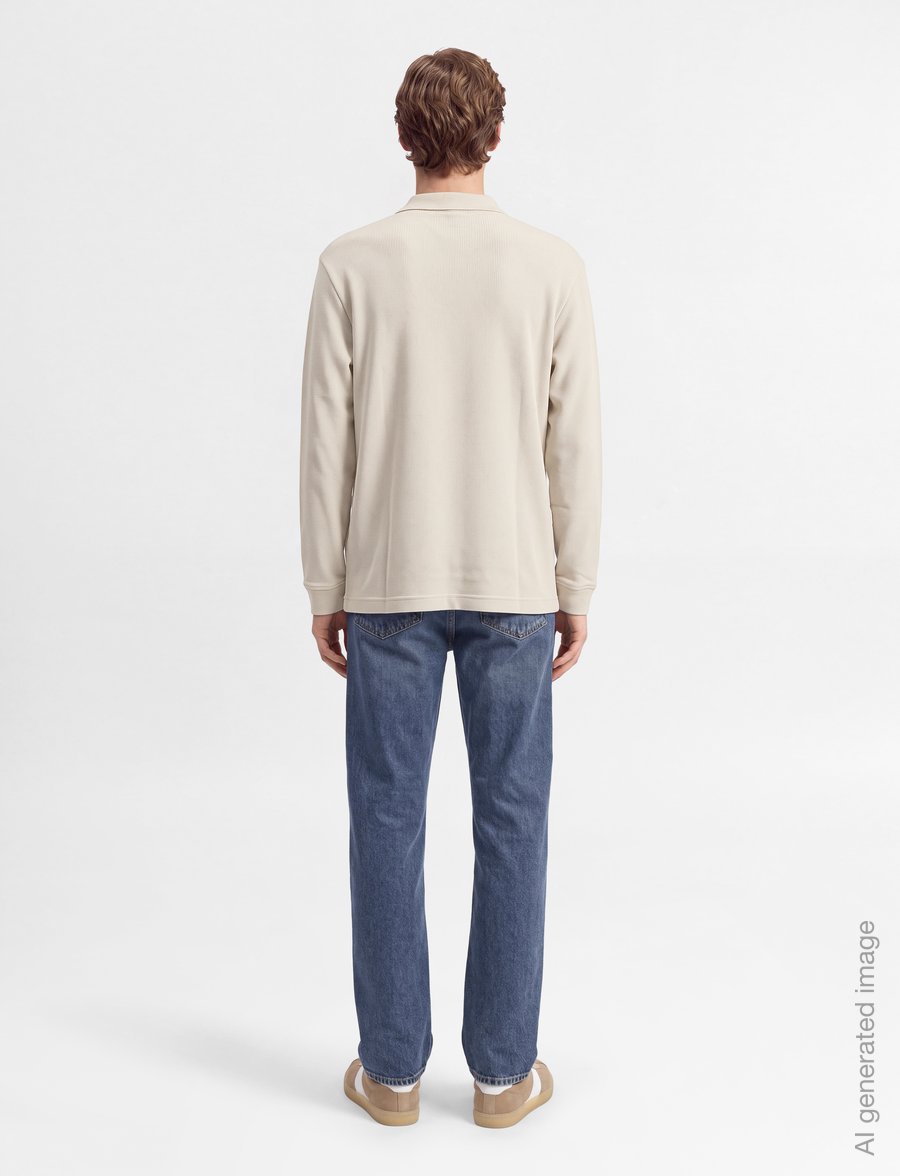 BOSS - Petempestolong 1 - langærmede poloer - light beige - 4