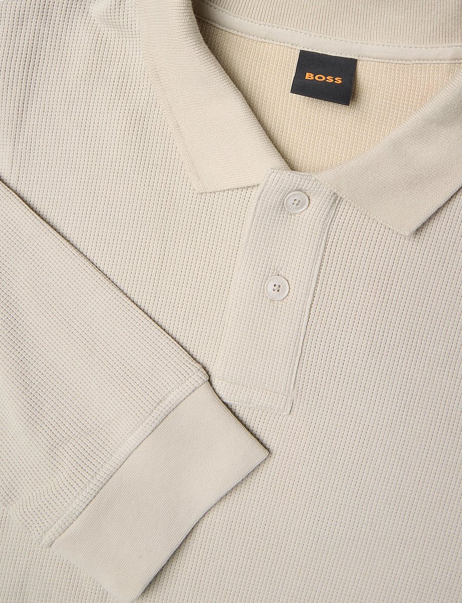 BOSS - Petempestolong 1 - pikkade varrukatega polod - light beige - 2