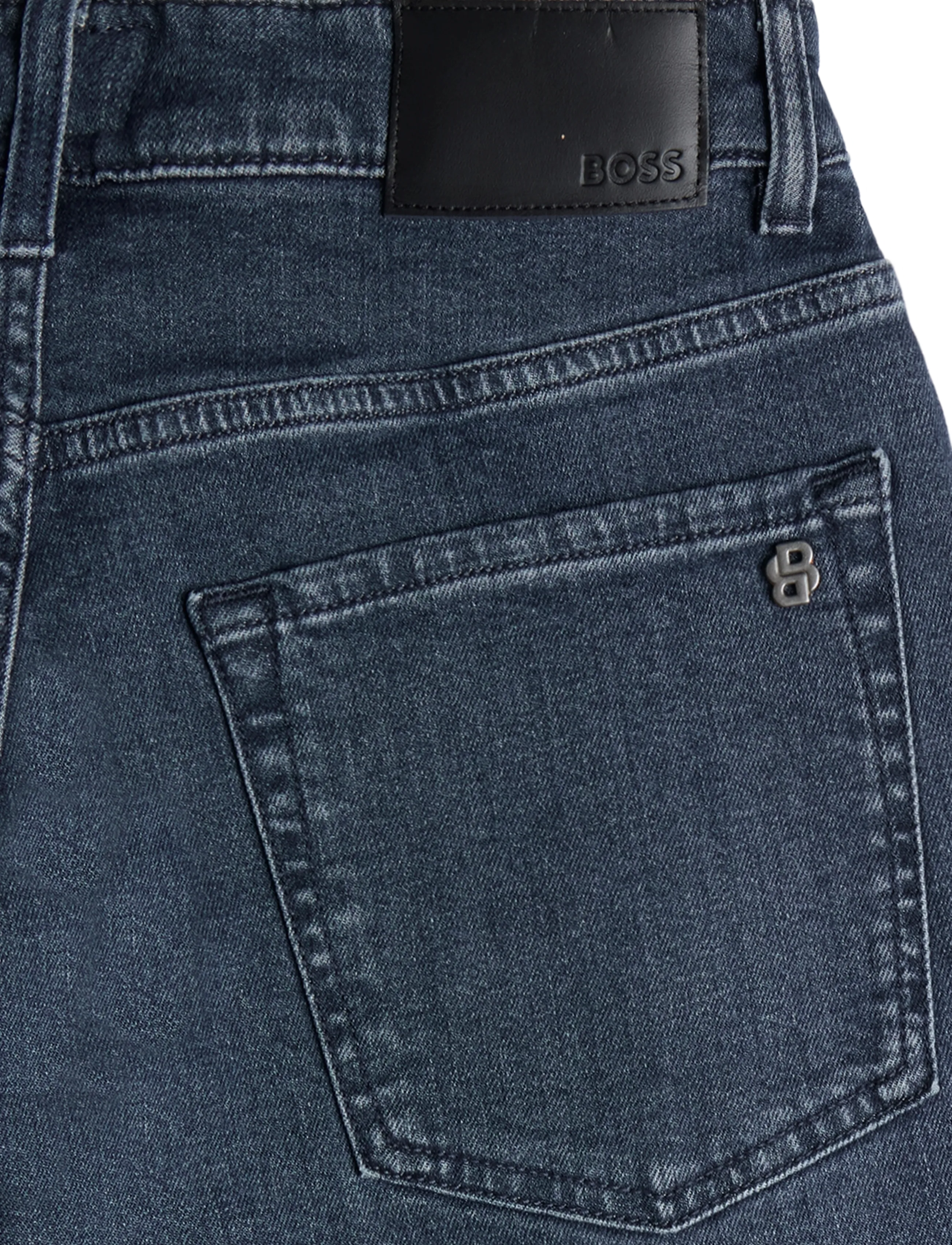 BOSS - RE.MAINE BO - klassikalised teksad - navy - 4