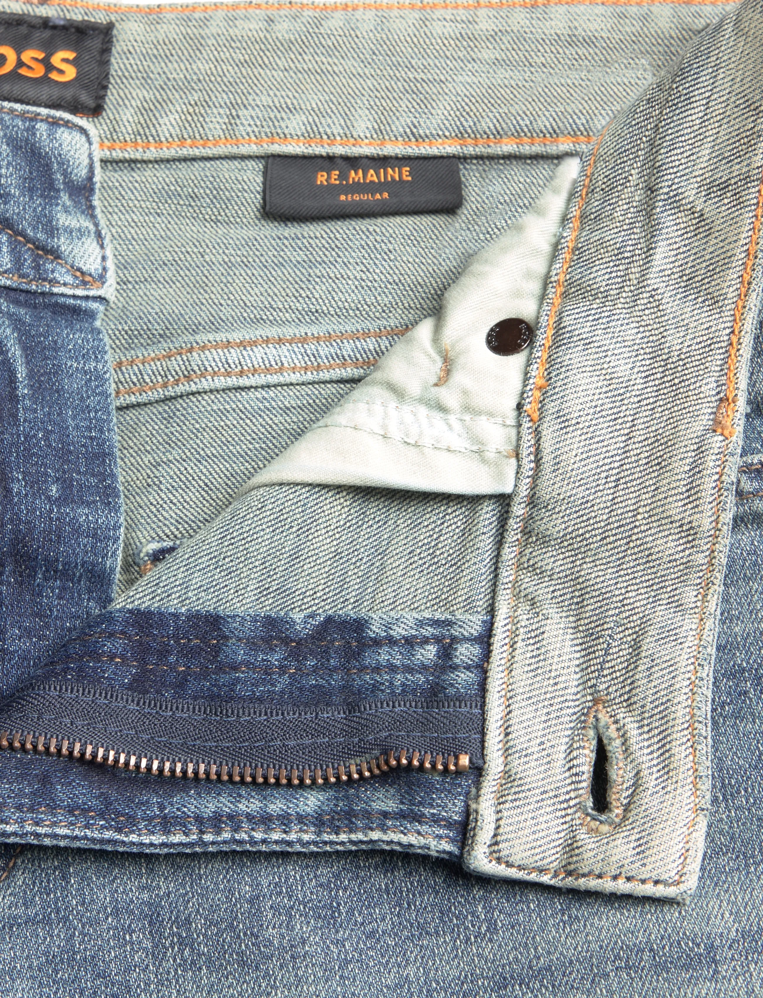 BOSS - RE.MAINE BO - schmal zulaufende jeans - bright blue - 3
