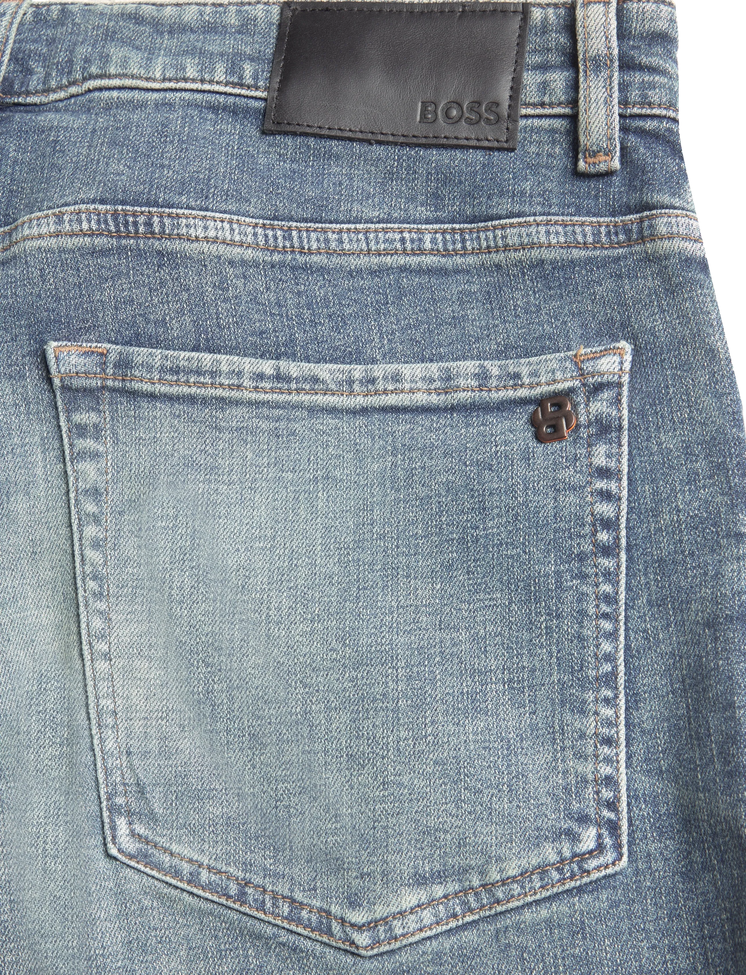 BOSS - RE.MAINE BO - schmal zulaufende jeans - bright blue - 4