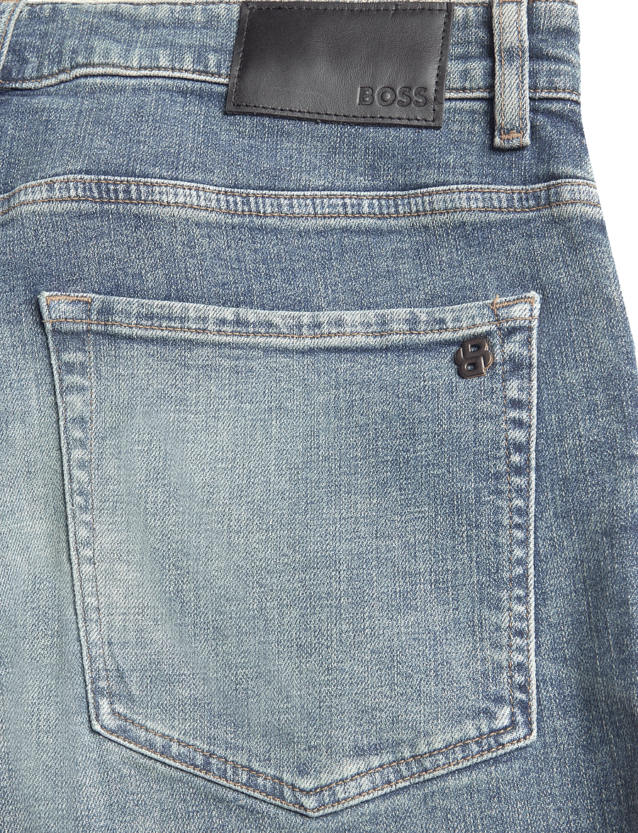 BOSS - RE.MAINE BO - schmal zulaufende jeans - bright blue - 4