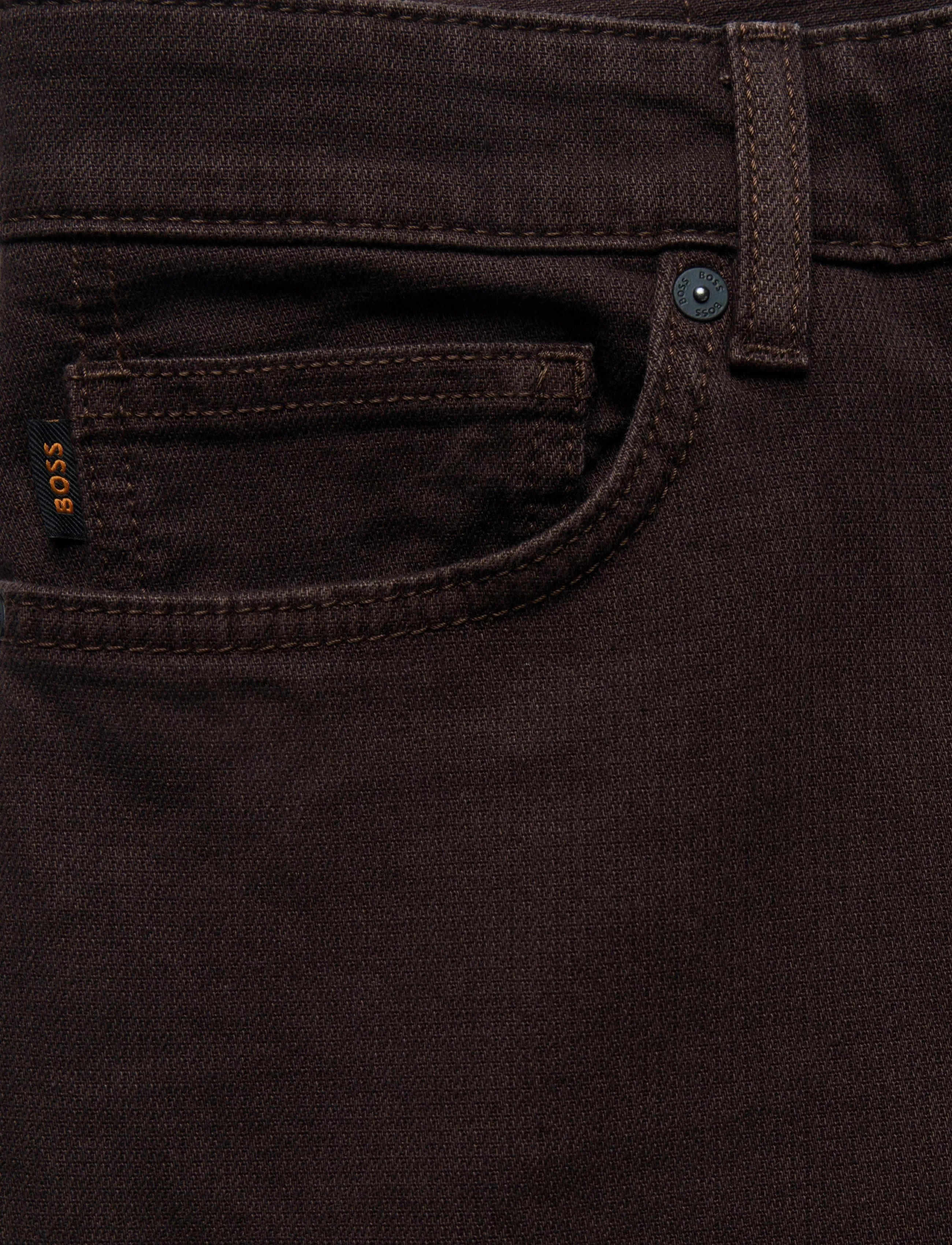 BOSS - DELAWARE BO - slim jeans - dark brown - 2