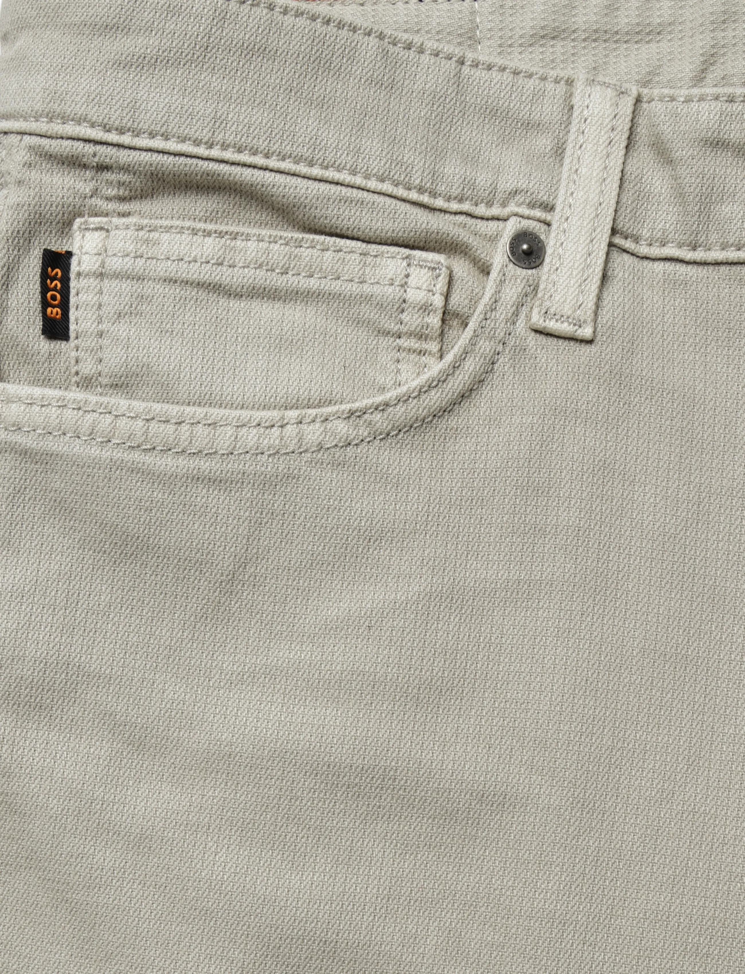 BOSS - DELAWARE BO - slim fit jeans - light beige - 2