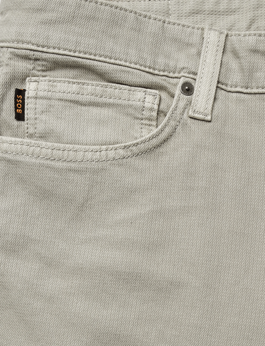 BOSS - DELAWARE BO - slim fit jeans - light beige - 2