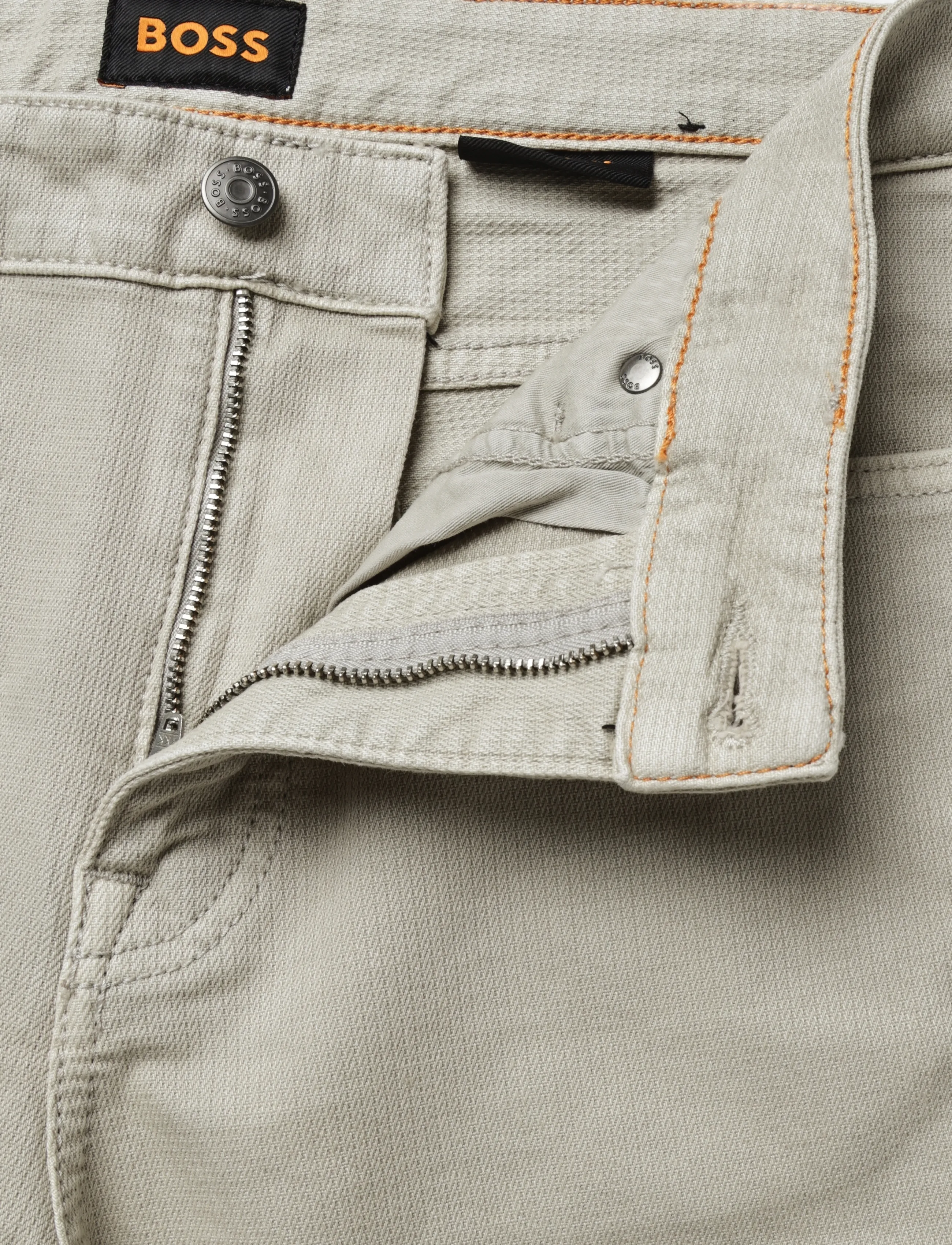 BOSS - DELAWARE BO - slim fit jeans - light beige - 3