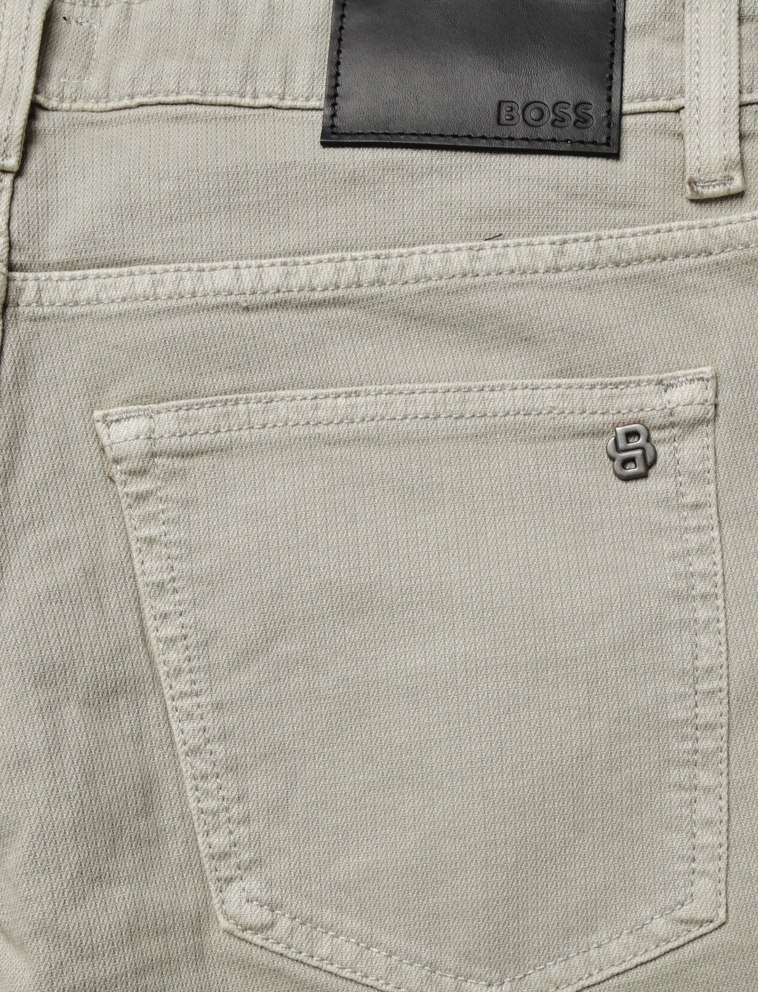 BOSS - DELAWARE BO - slim fit jeans - light beige - 4