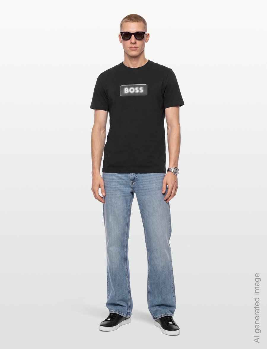 BOSS - Te_Effect - kortermede t-skjorter - black - 0