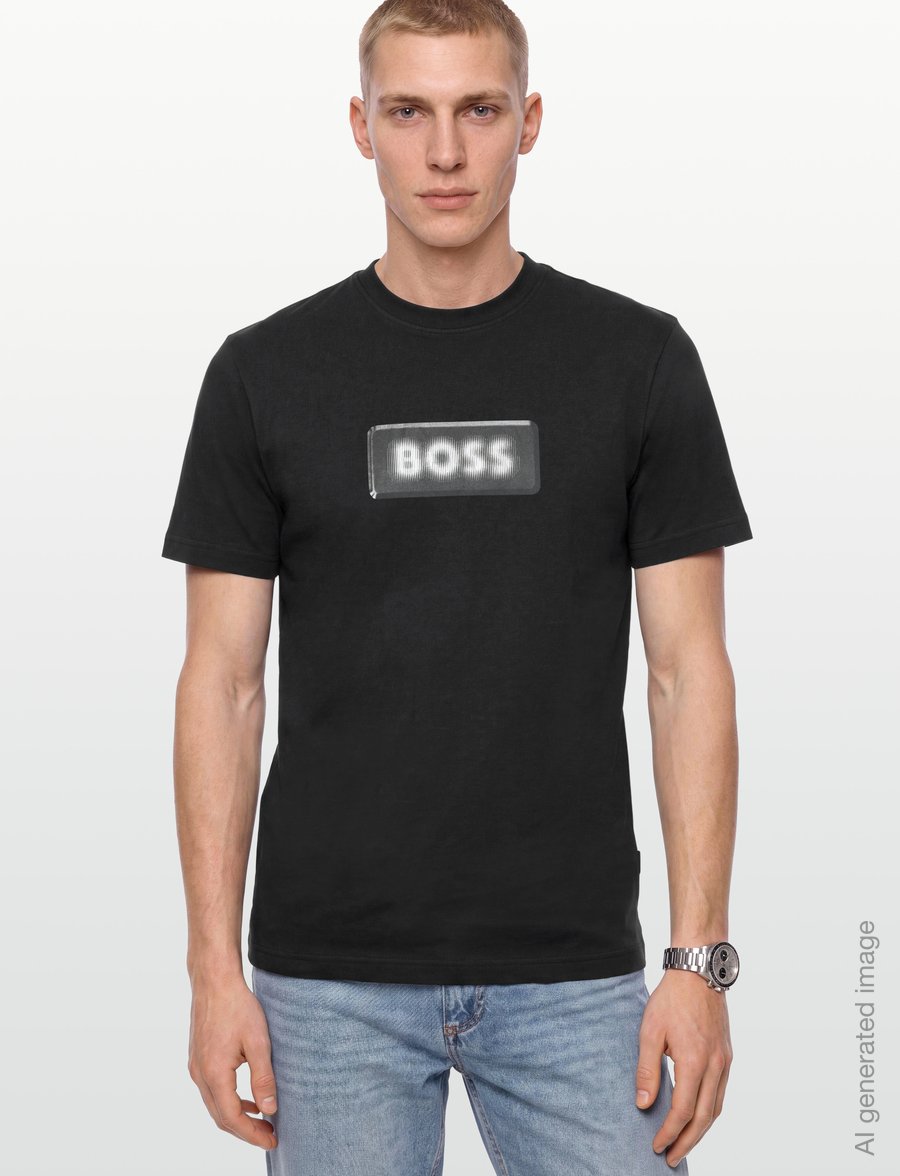 BOSS - Te_Effect - kortermede t-skjorter - black - 3