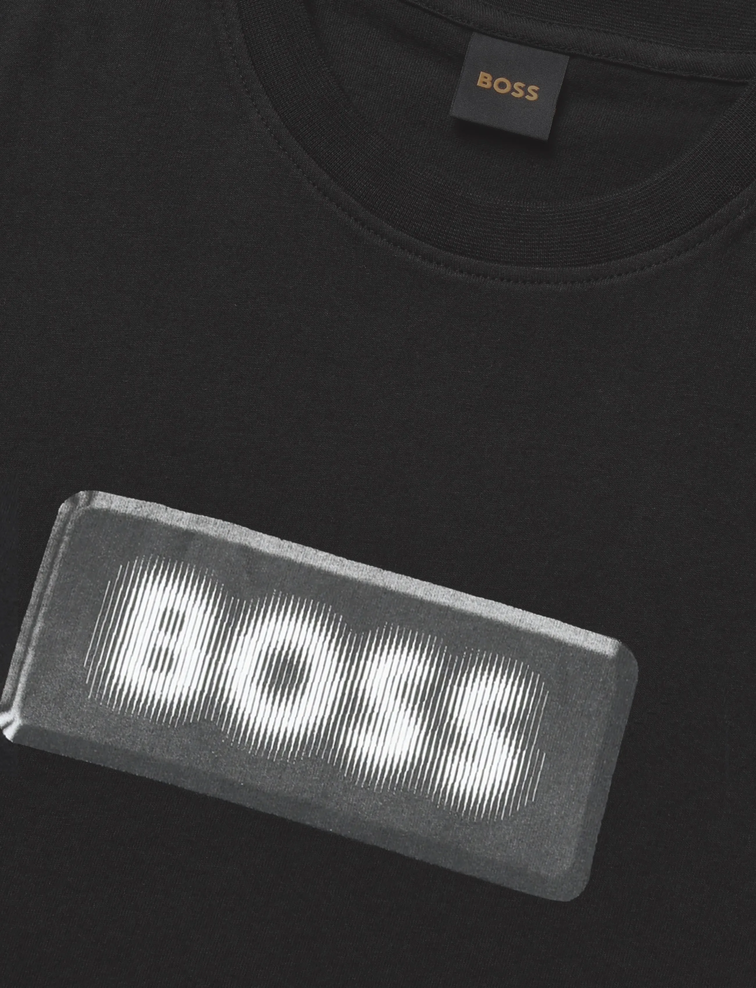 BOSS - Te_Effect - short-sleeved t-shirts - black - 2