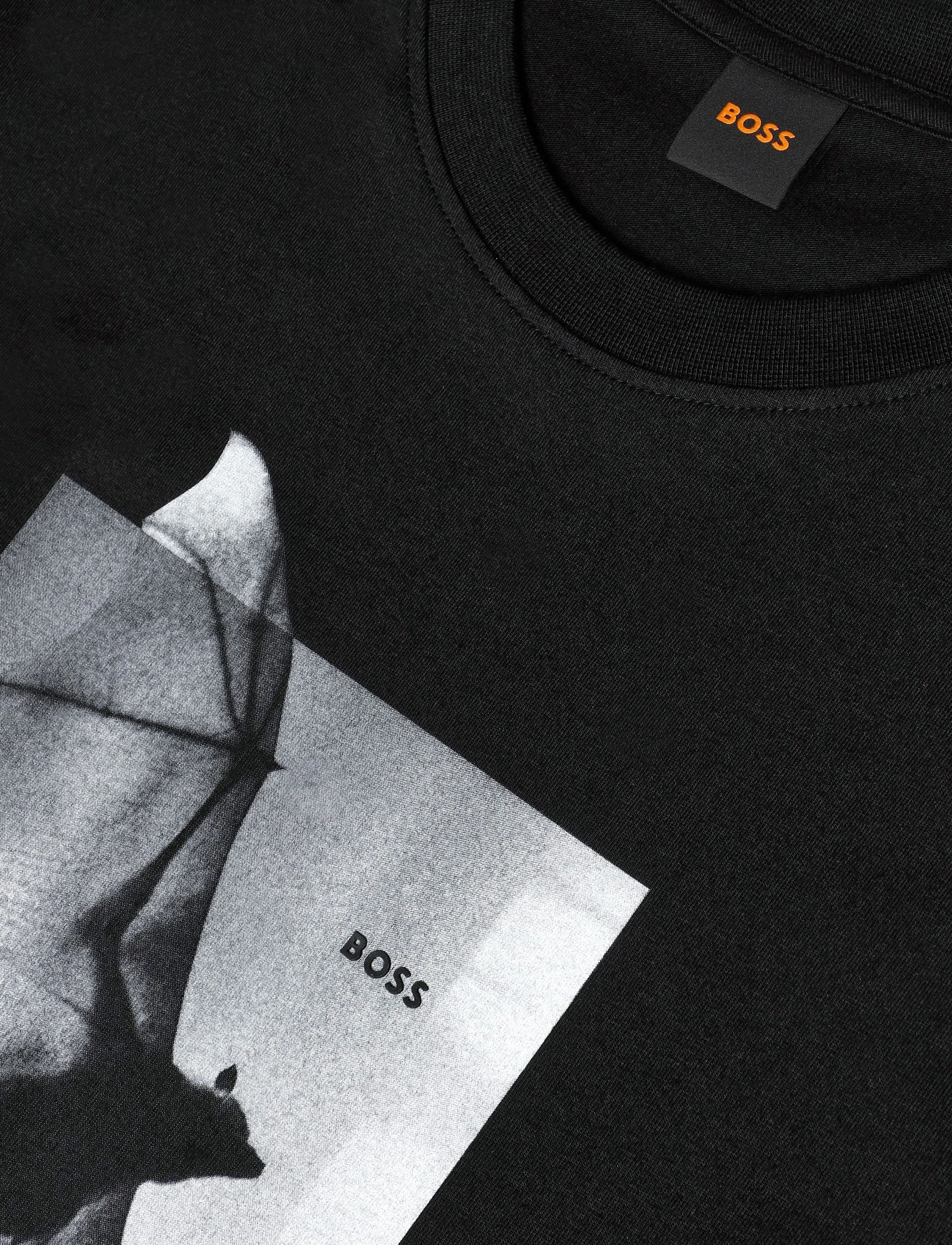 BOSS - Te_Being - short-sleeved t-shirts - black - 2
