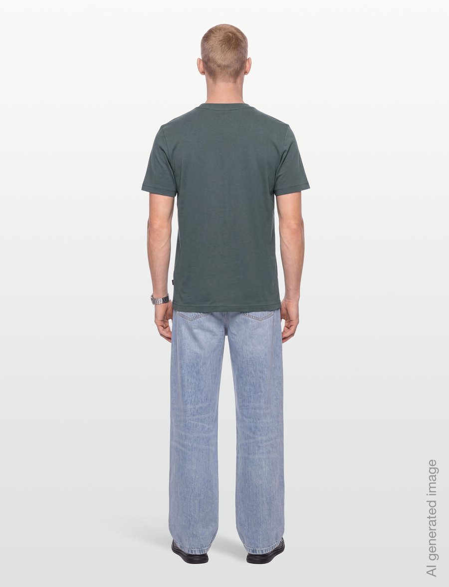 BOSS - Te_Being - short-sleeved t-shirts - open green - 4