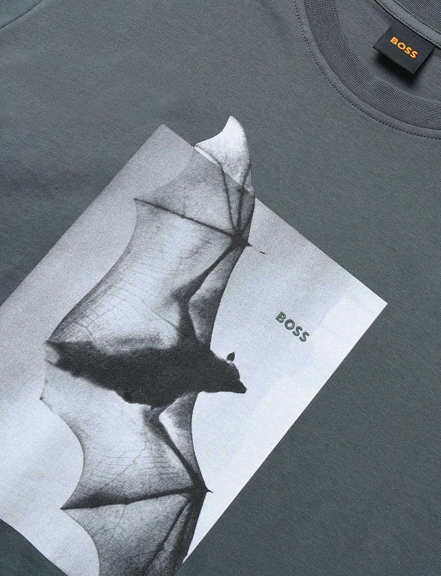 BOSS - Te_Being - kurzärmelige t-shirts - open green - 2
