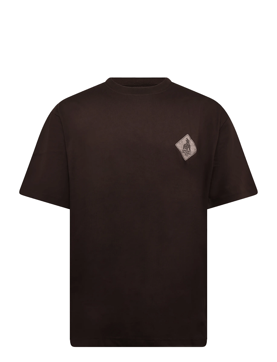 BOSS - Te_Tools - kortærmede t-shirts - dark brown - 0
