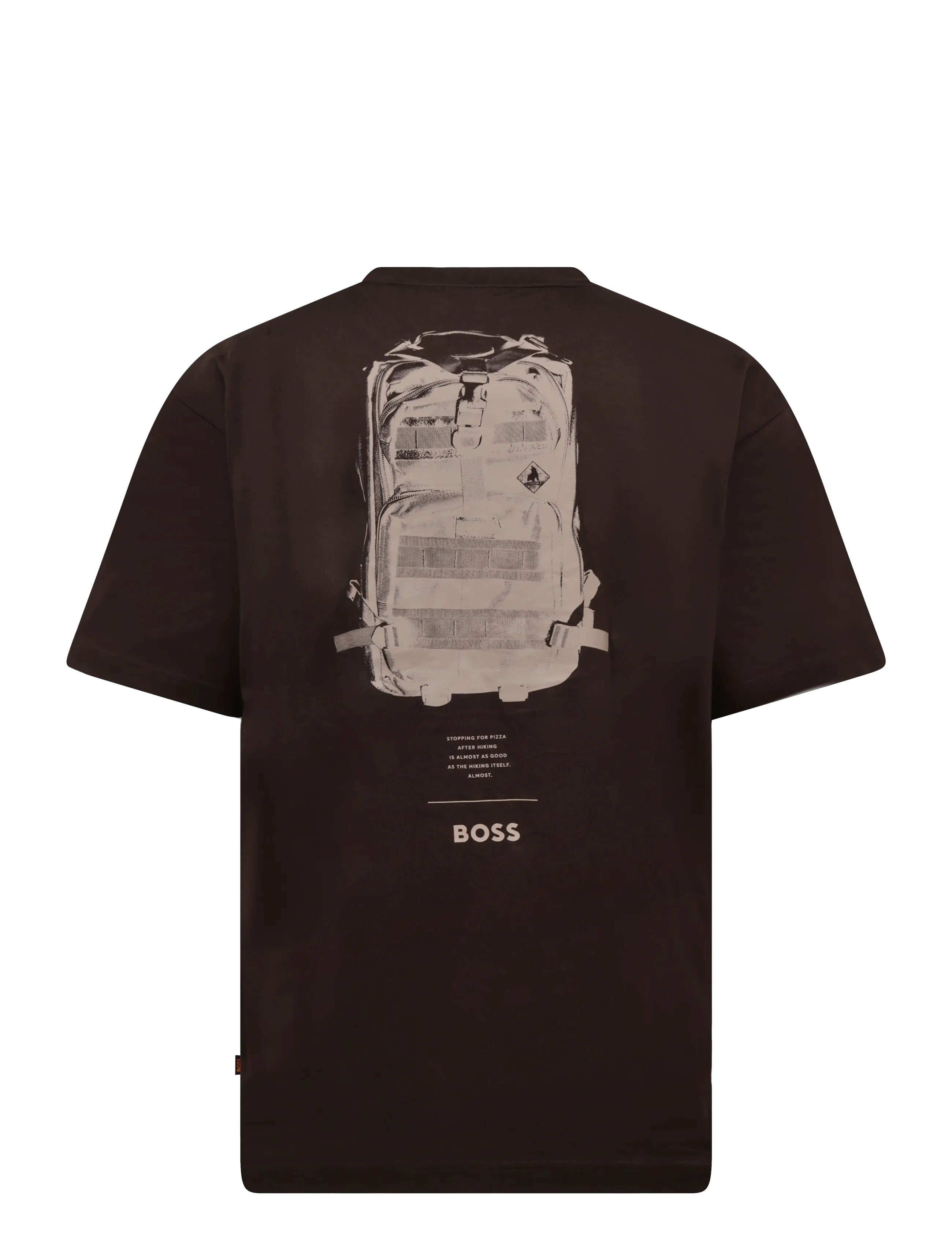 BOSS - Te_Tools - kortærmede t-shirts - dark brown - 1