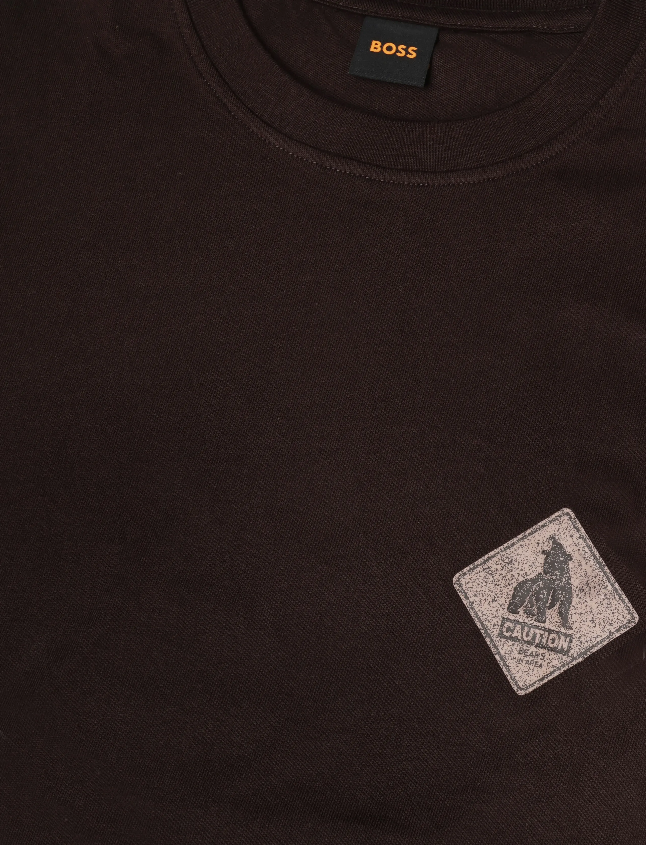BOSS - Te_Tools - kortærmede t-shirts - dark brown - 2