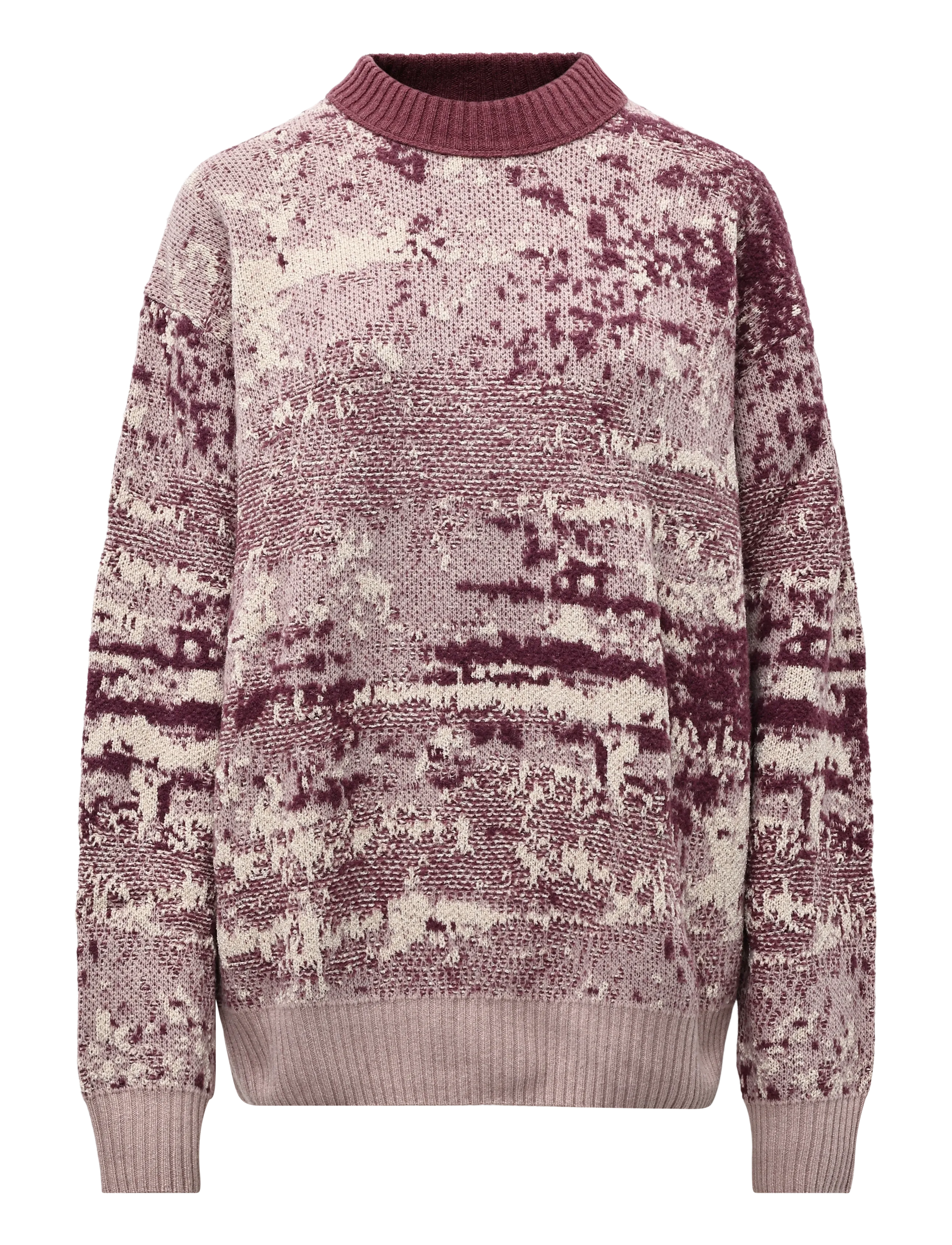 BOSS Kastet - Rundhals - LIGHT/PASTEL RED / burgundy