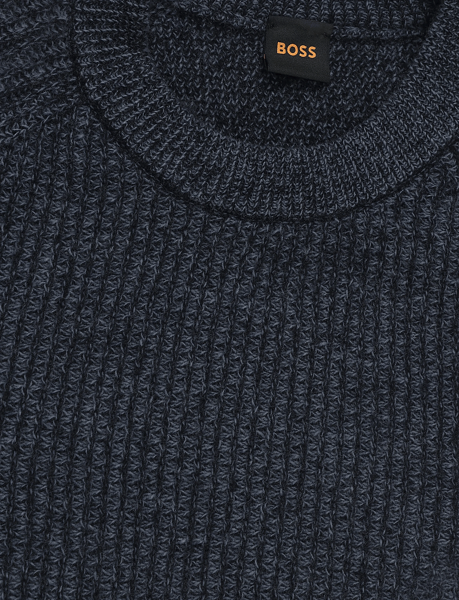 BOSS - Kepler - Ümara kaelusega - dark blue - 2