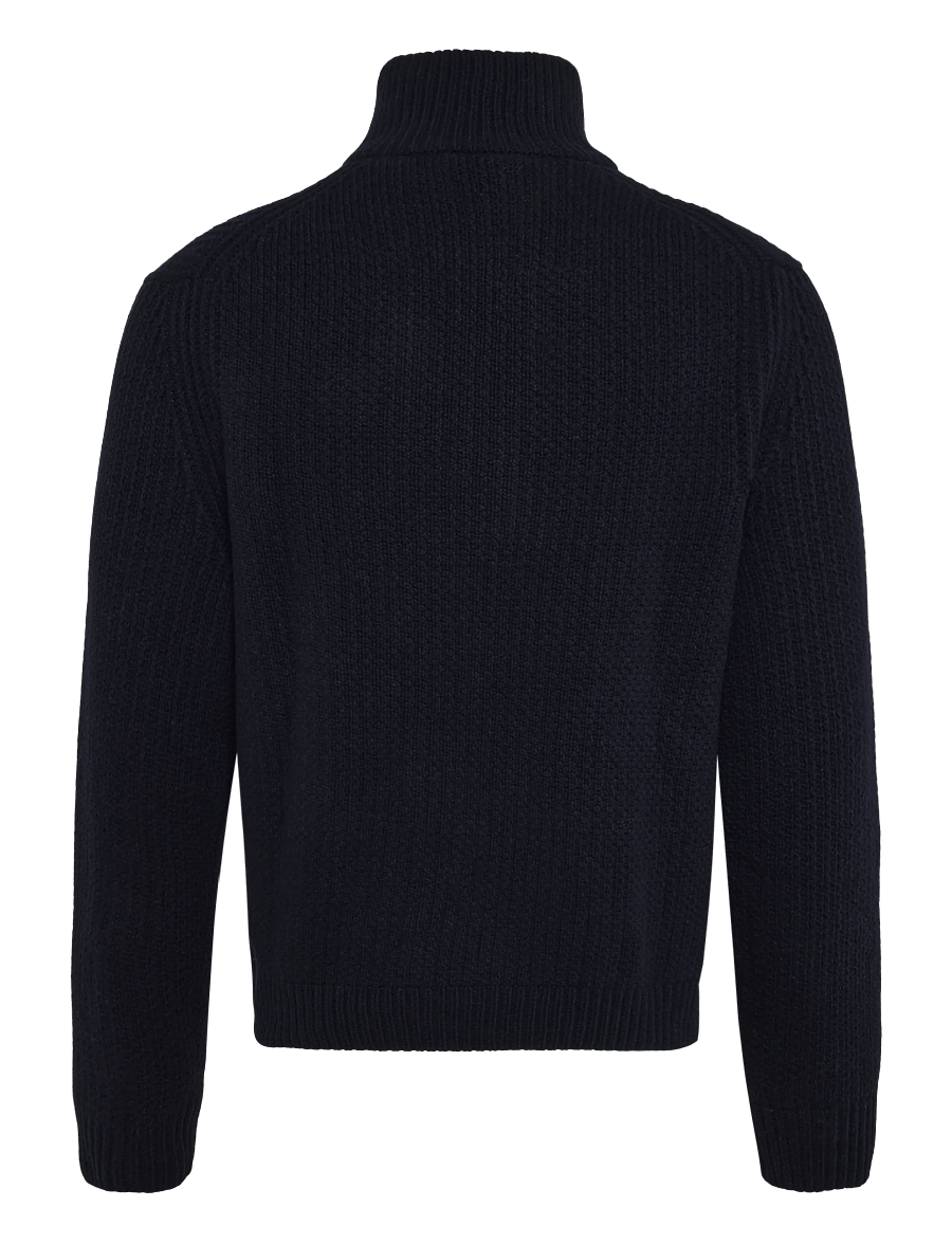 BOSS - Kenter - halfzip strik - dark blue - 1