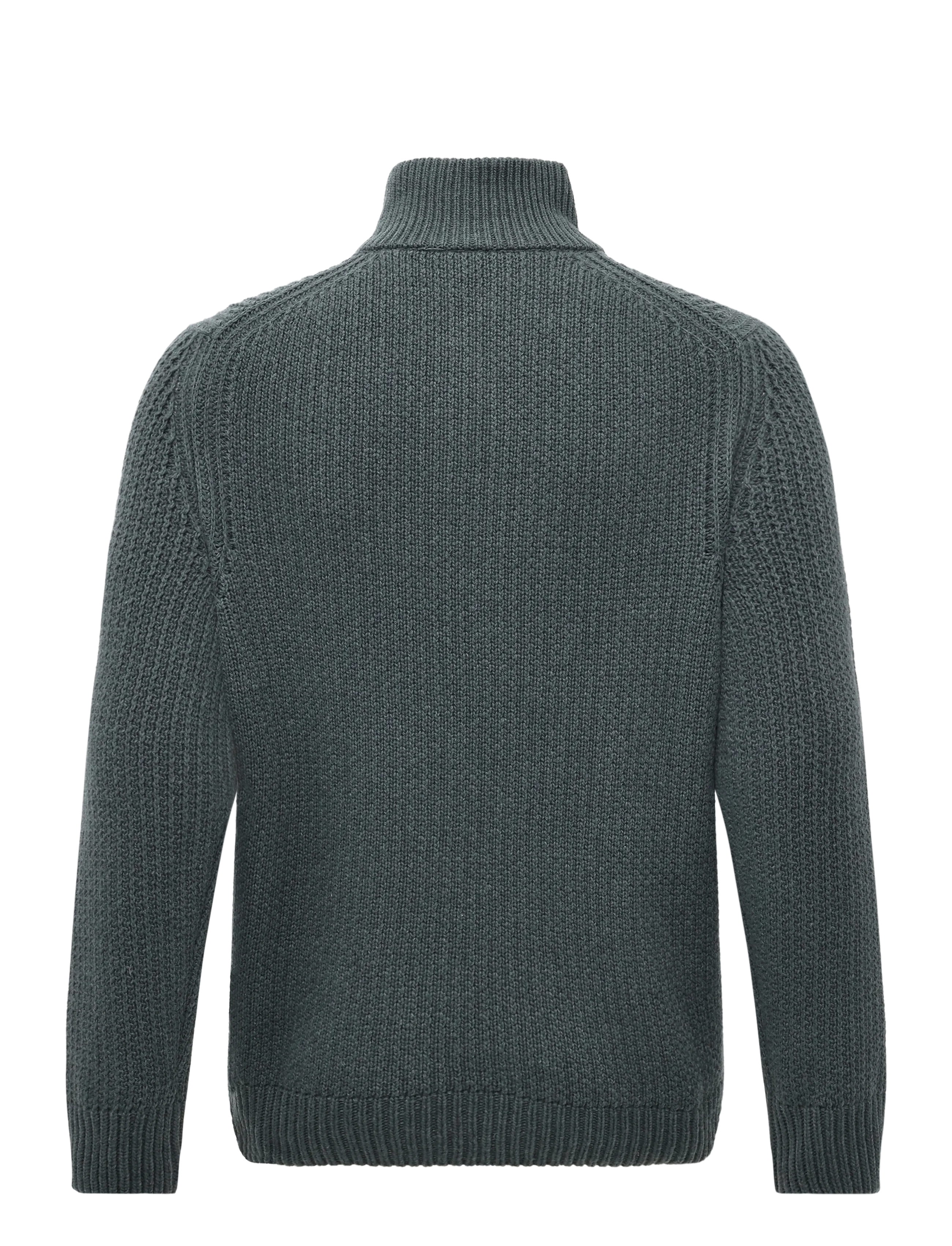 BOSS - Kenter - halfzip strik - open green - 1