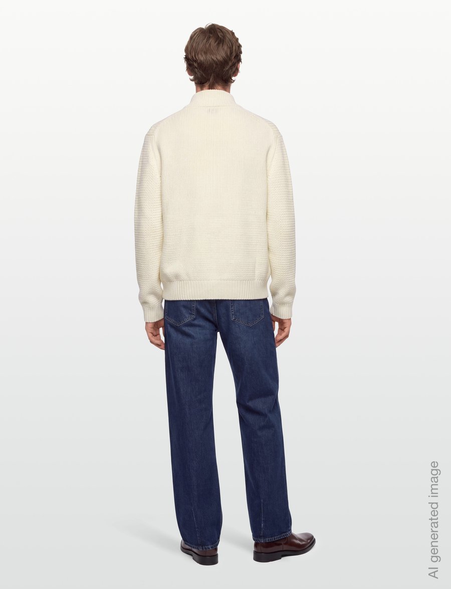 BOSS - Kenter - half zip-tröjor - open white - 4