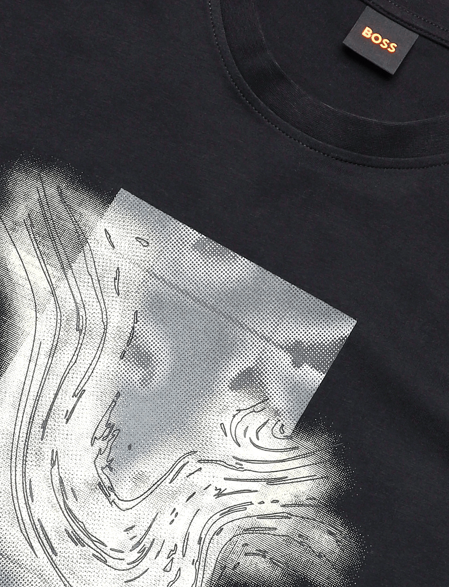 BOSS - Te_Momentum - kurzärmelige t-shirts - black - 2