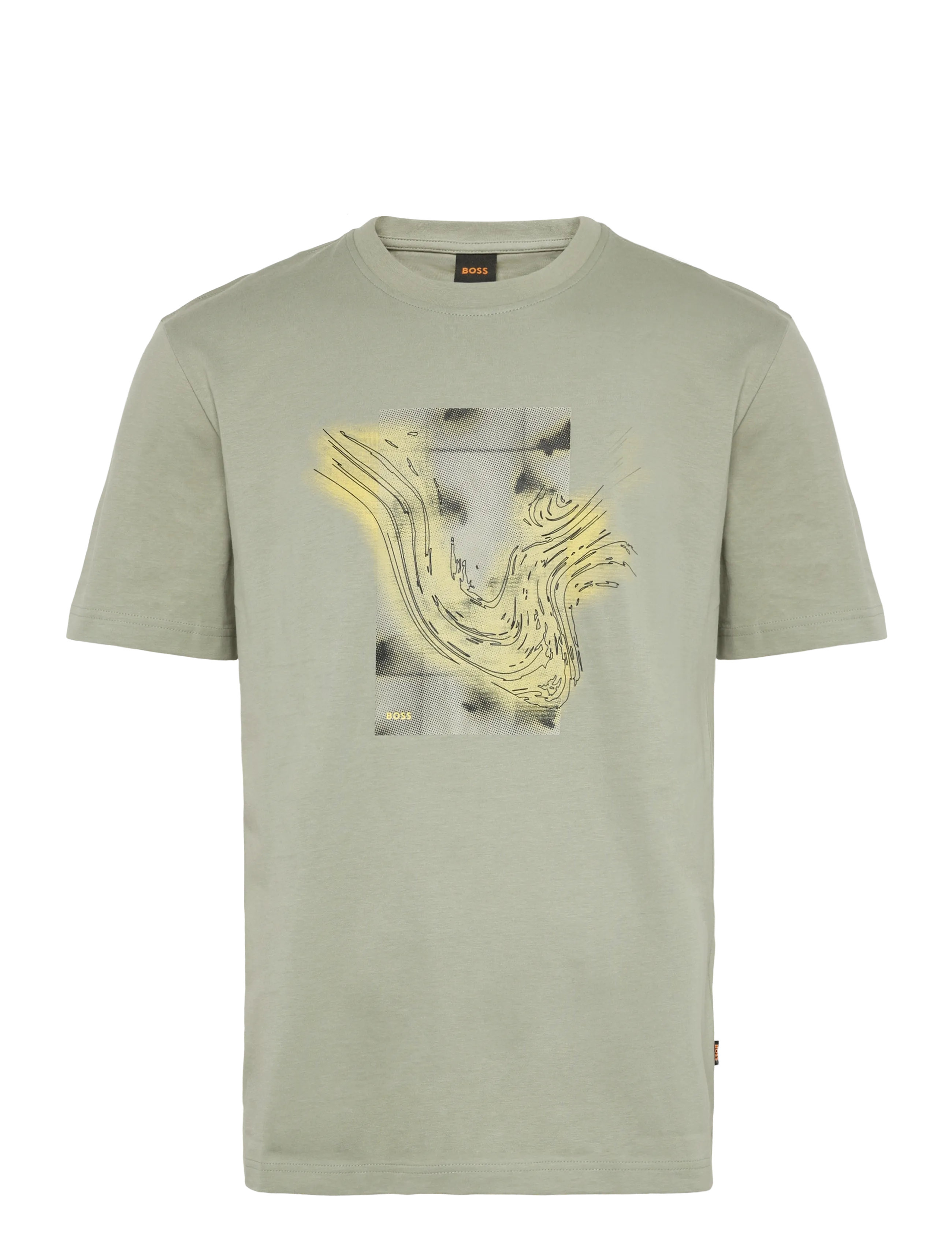 BOSS Te_Momentum - T-shirts - OPEN GREEN / green
