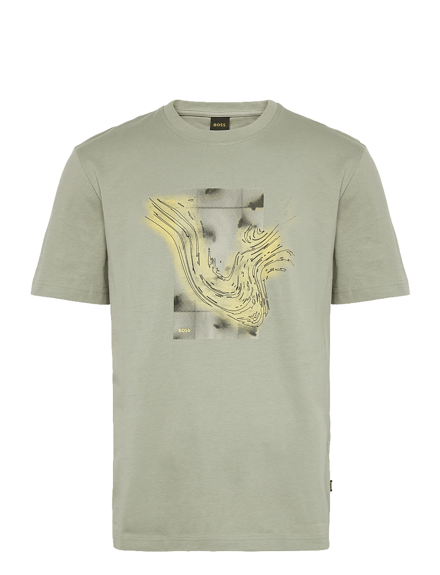 BOSS - Te_Momentum - kortärmade t-shirts - open green - 0