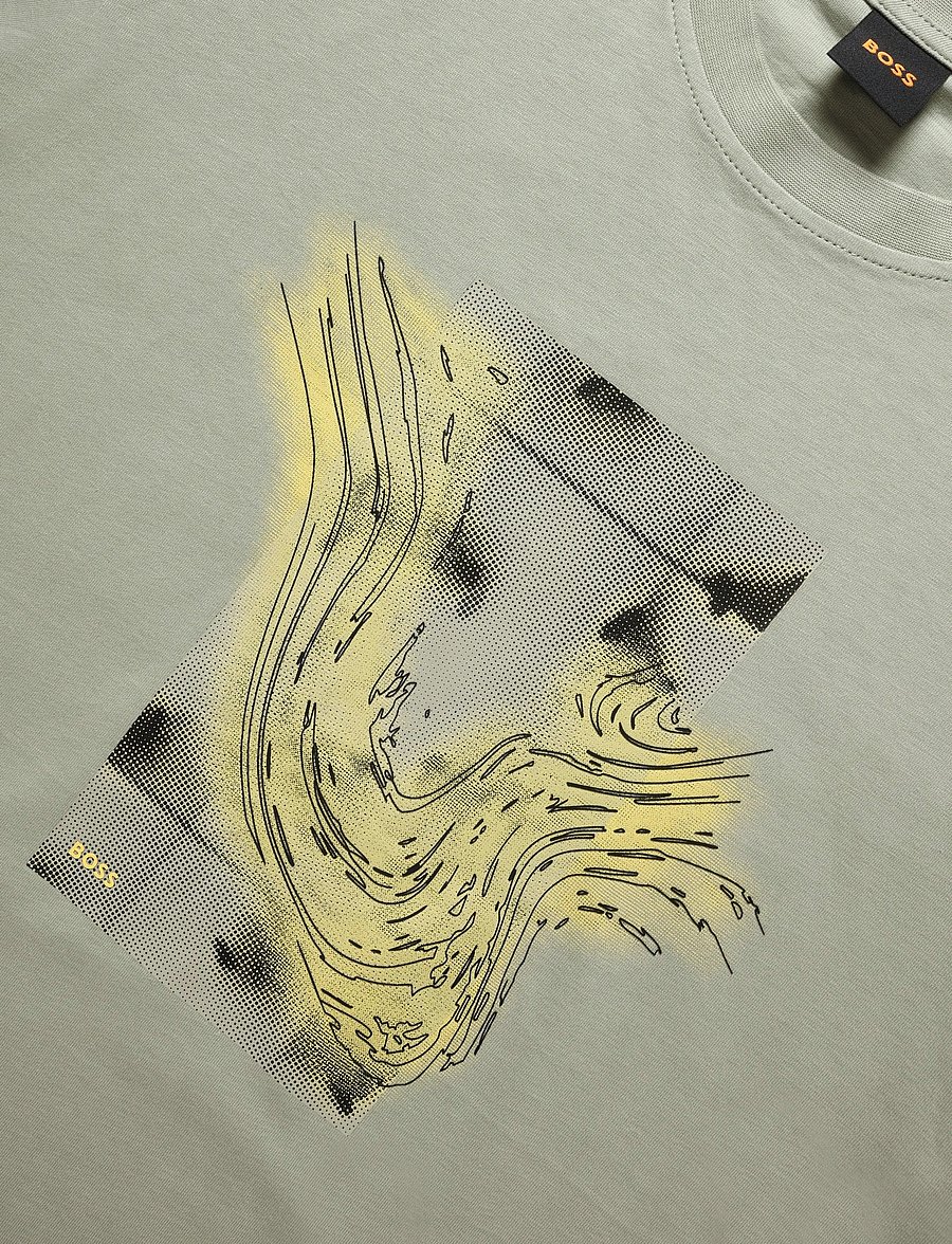 BOSS - Te_Momentum - kortärmade t-shirts - open green - 2
